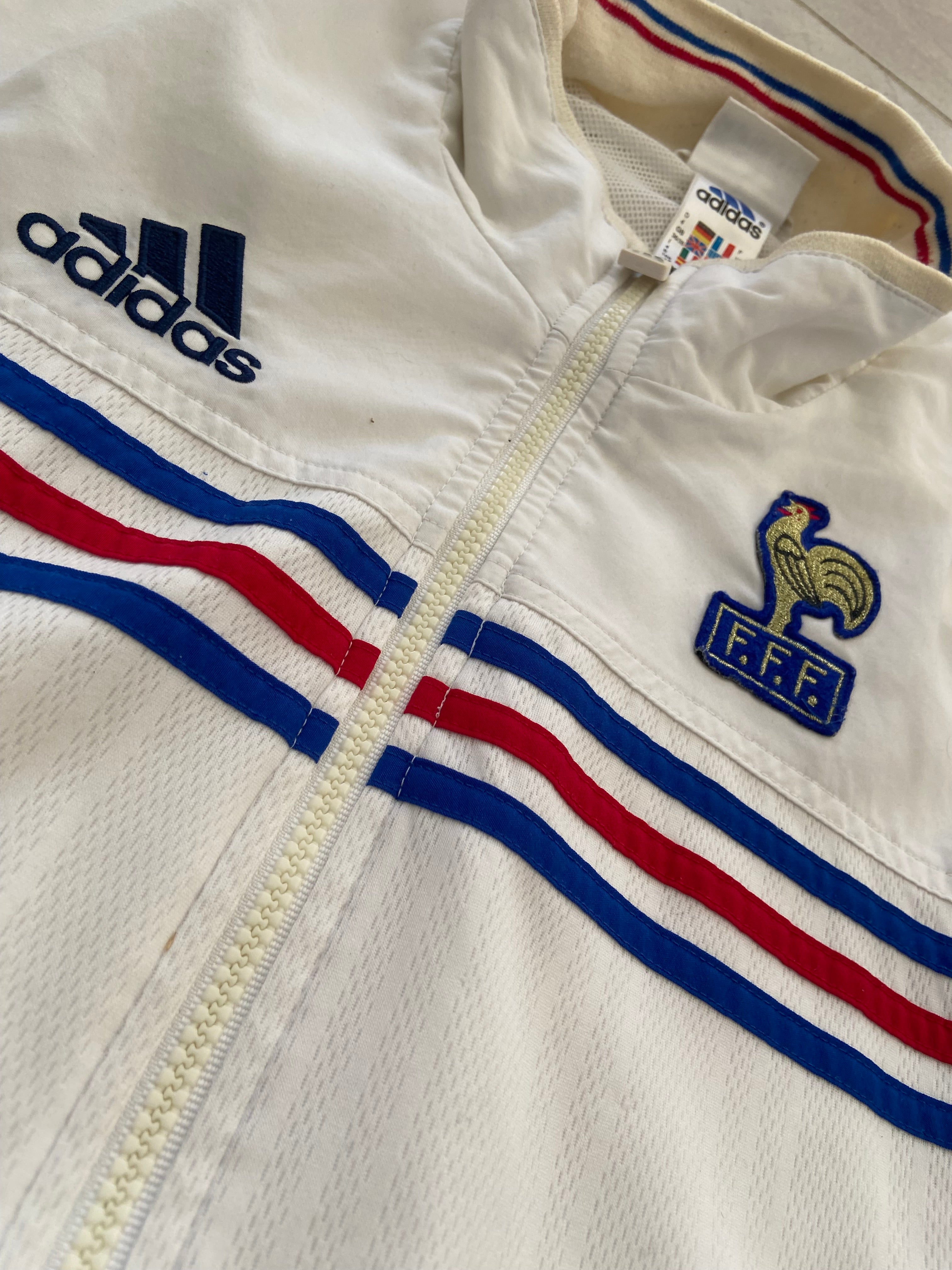 Veste de survêtement ADIDAS de l’équipe de FRANCE année 1998