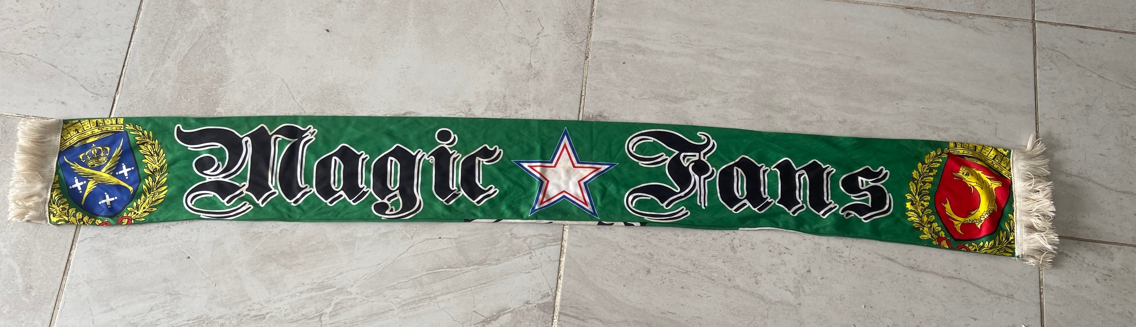 Echarpe de foot de l’AS SAINT-ETIENNE ASSE Groupe supporter MAGIC FANS Scarf COLLECTOR