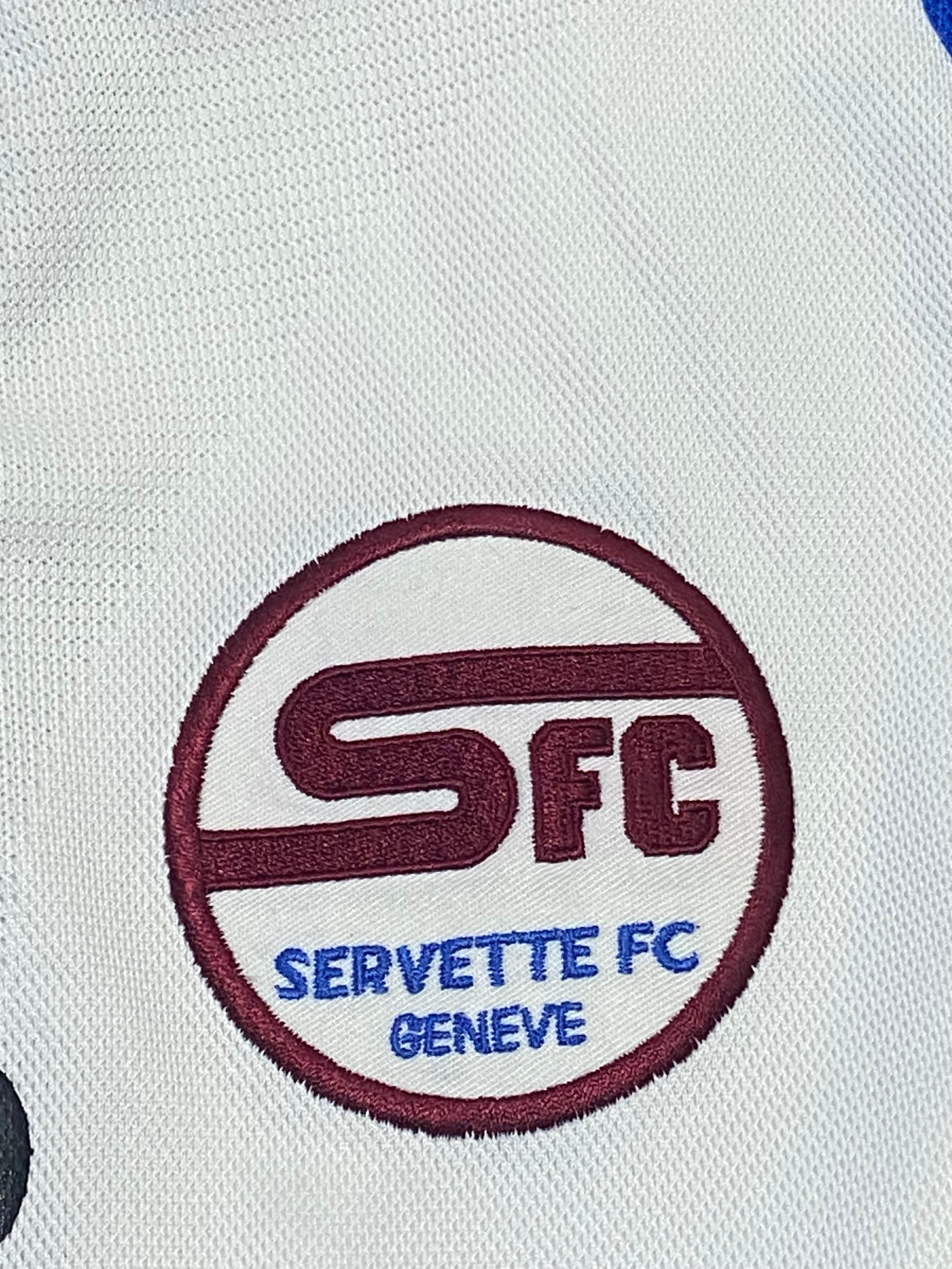 Maillot de foot du Servette Geneve FC (porté N.23 COMISETTI) saison 2001-02