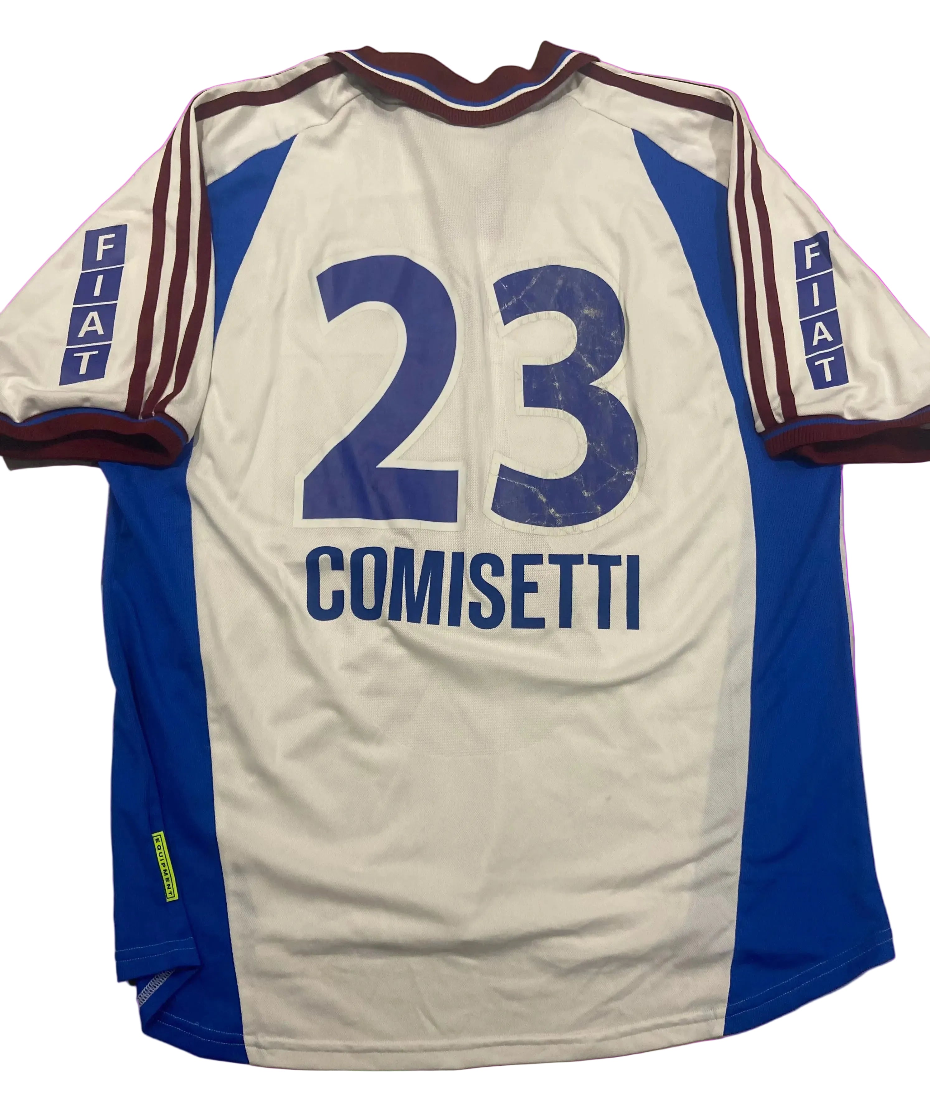 Maillot de foot du Servette Geneve FC (porté N.23 COMISETTI) saison 2001-02