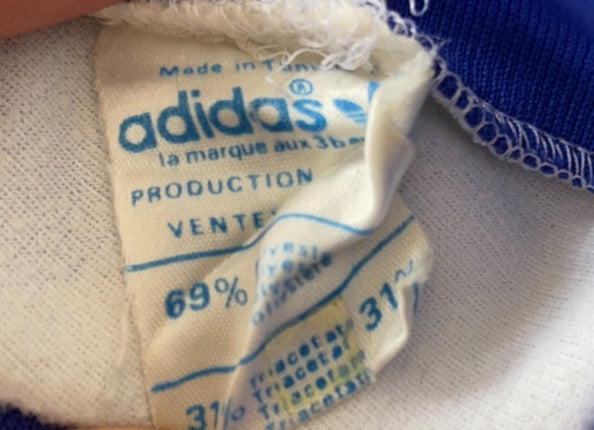 Maillot de foot ADIDAS de COUPE de FRANCE de l’AJ AUXERRE (porté N.7 LANTHIER) saison 1980-81