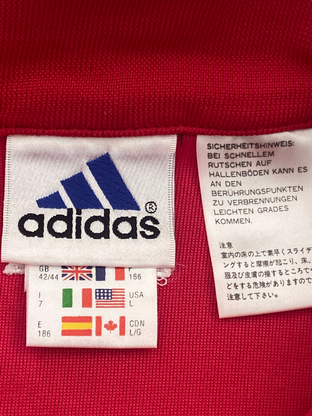 Sweat d’échauffement ADIDAS de l’équipe de FRANCE année 1999-2000