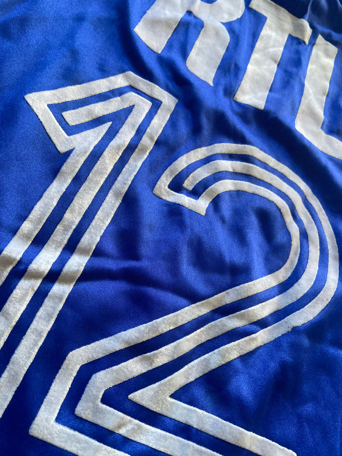 Maillot de foot ADIDAS du SC Bastia Coupe de France (porté N.12 LHILY) saison 1978-79