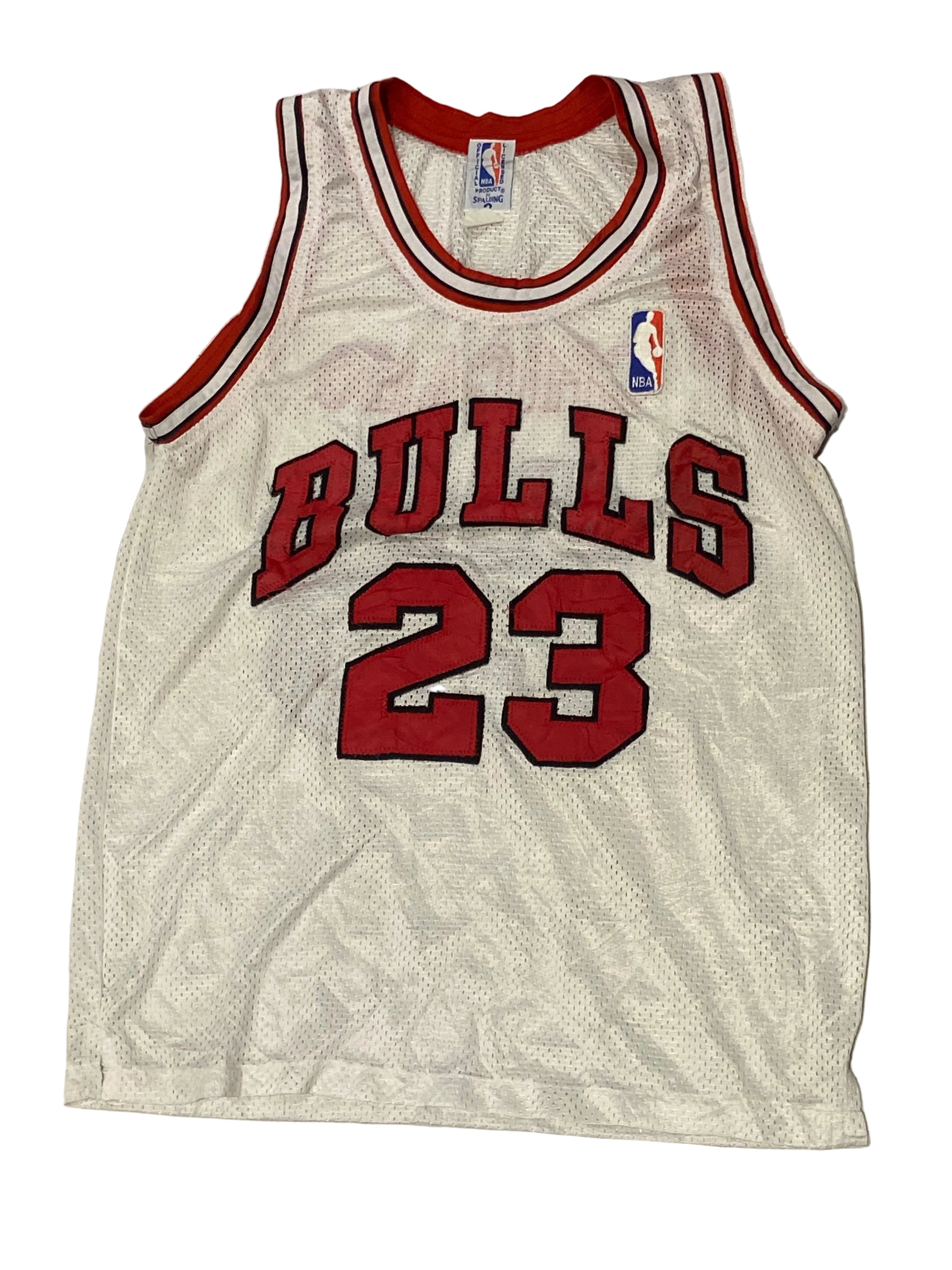 Maillot SPALDING de BASKET-BALL des CHICAGO BULLS (N.23 JORDAN) 90’s