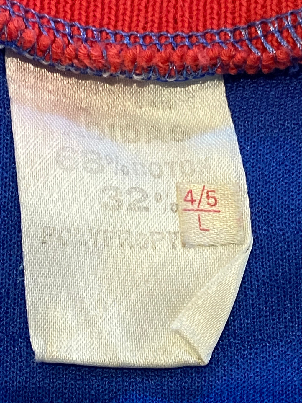 Maillot de volley-ball de l’Equipe de France (porté N.4 BLAIN) saison 1986-88 Collector