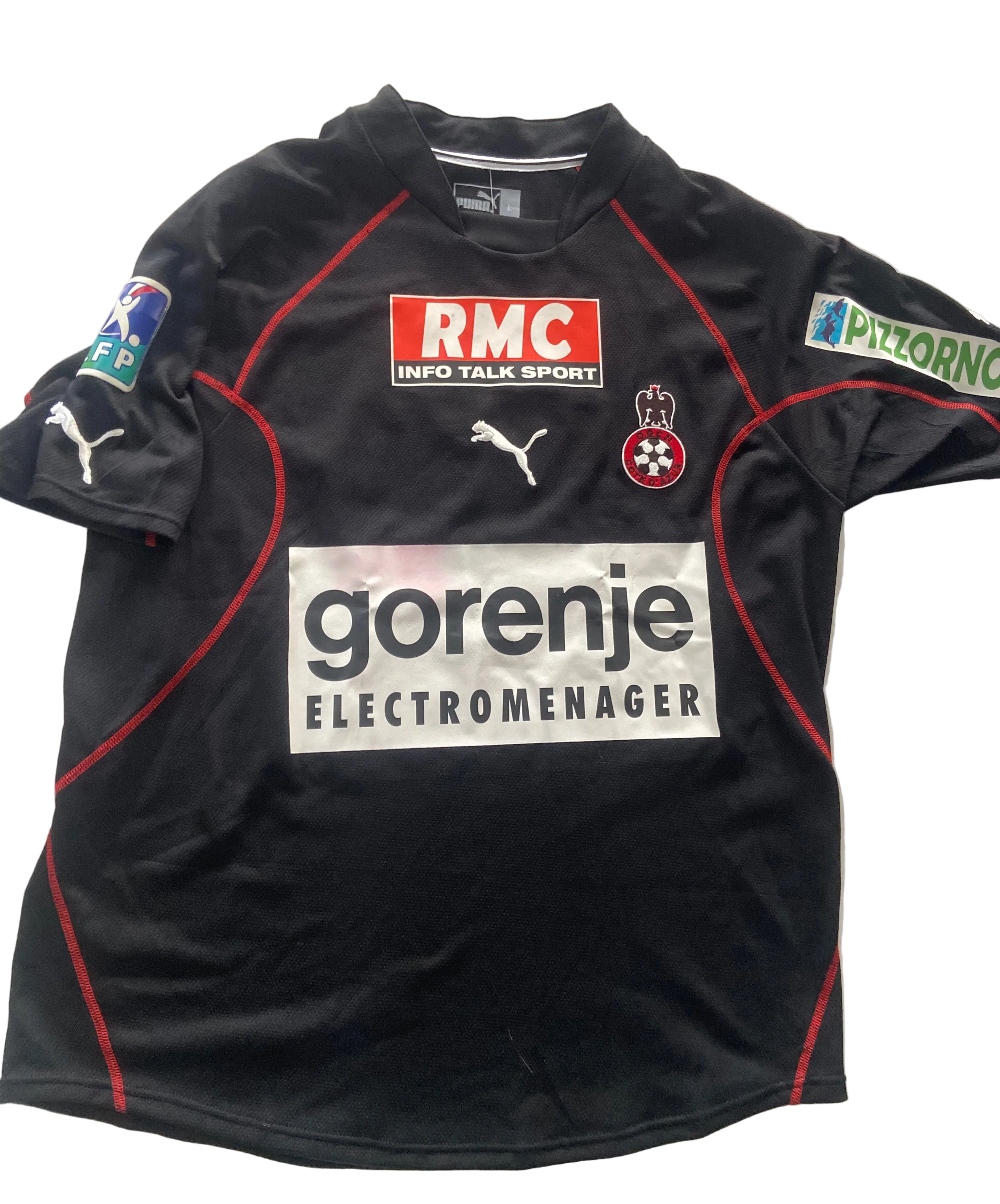 Maillot de foot PUMA de l’OGC NICE (porté N.10 SIMONE) saison 2003-04