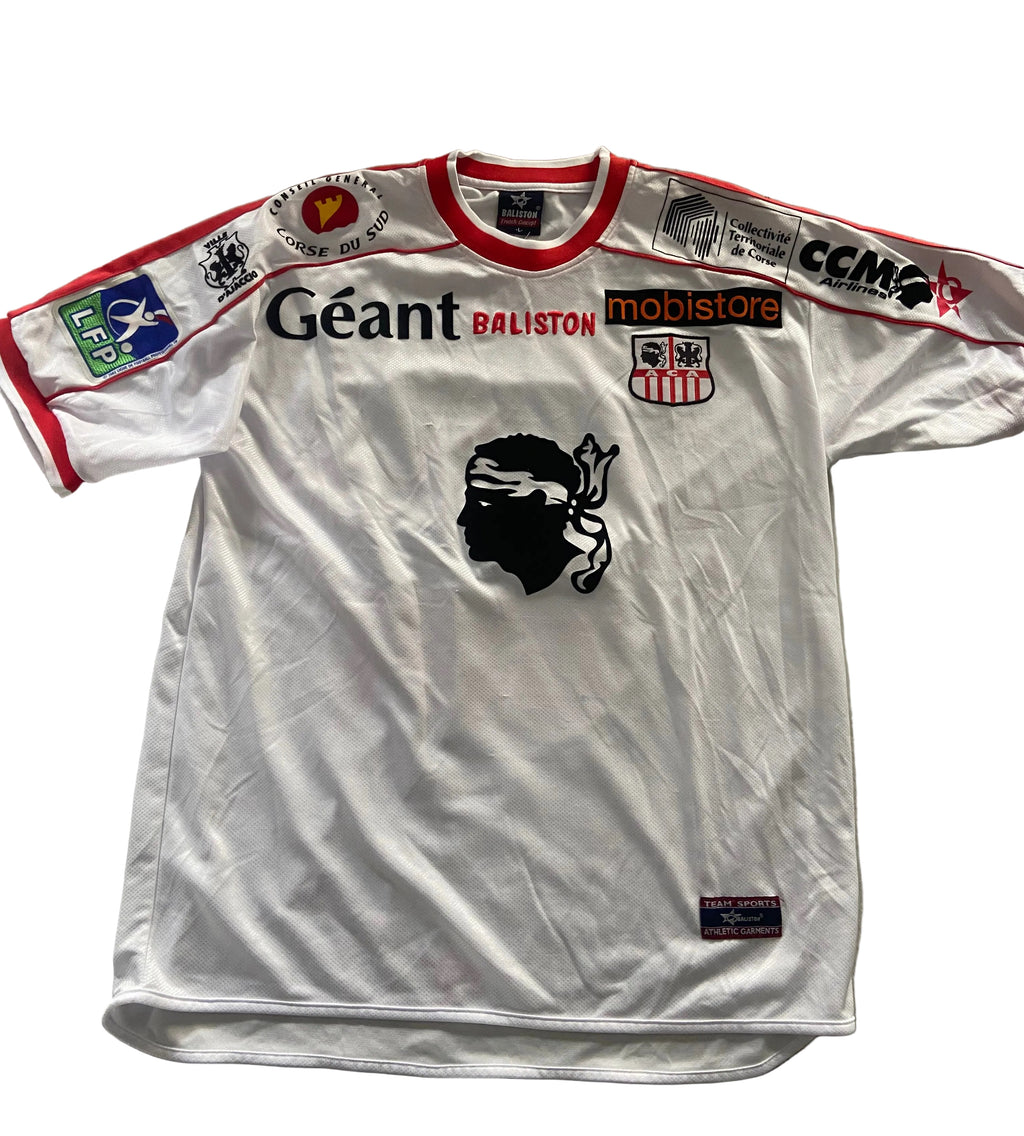 Maillot de foot BALISTON de l’AC AJACCIO (porté N.22 DIOMEDE) saison 2003-04