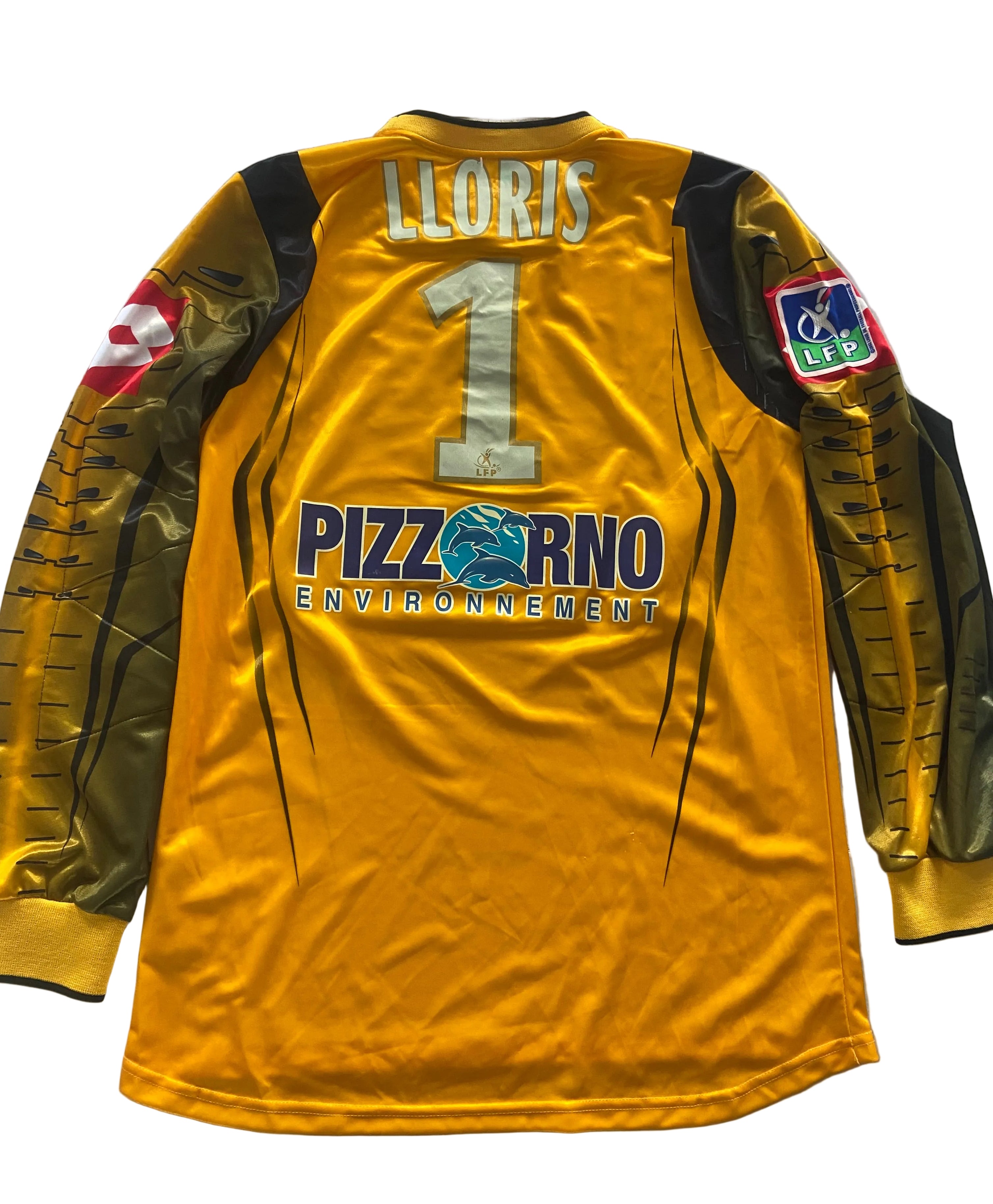 Maillot de foot LOTTO de l’OGC NICE (porté N.1 LLORIS) saison 2007-08