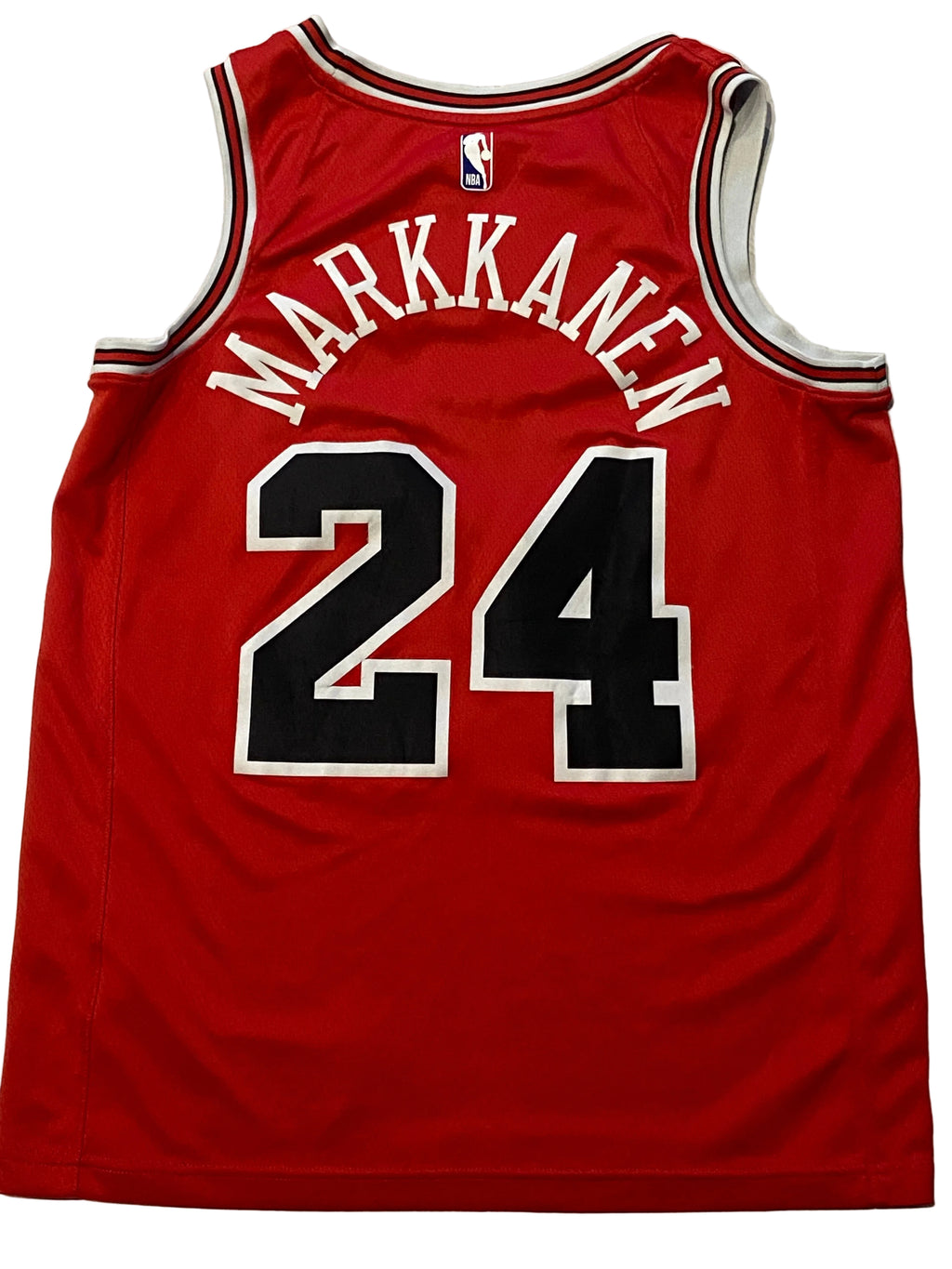 Maillot Nike de BASKET-BALL des CHICAGO BULLS (N.24 MARKKANEN) année 2017