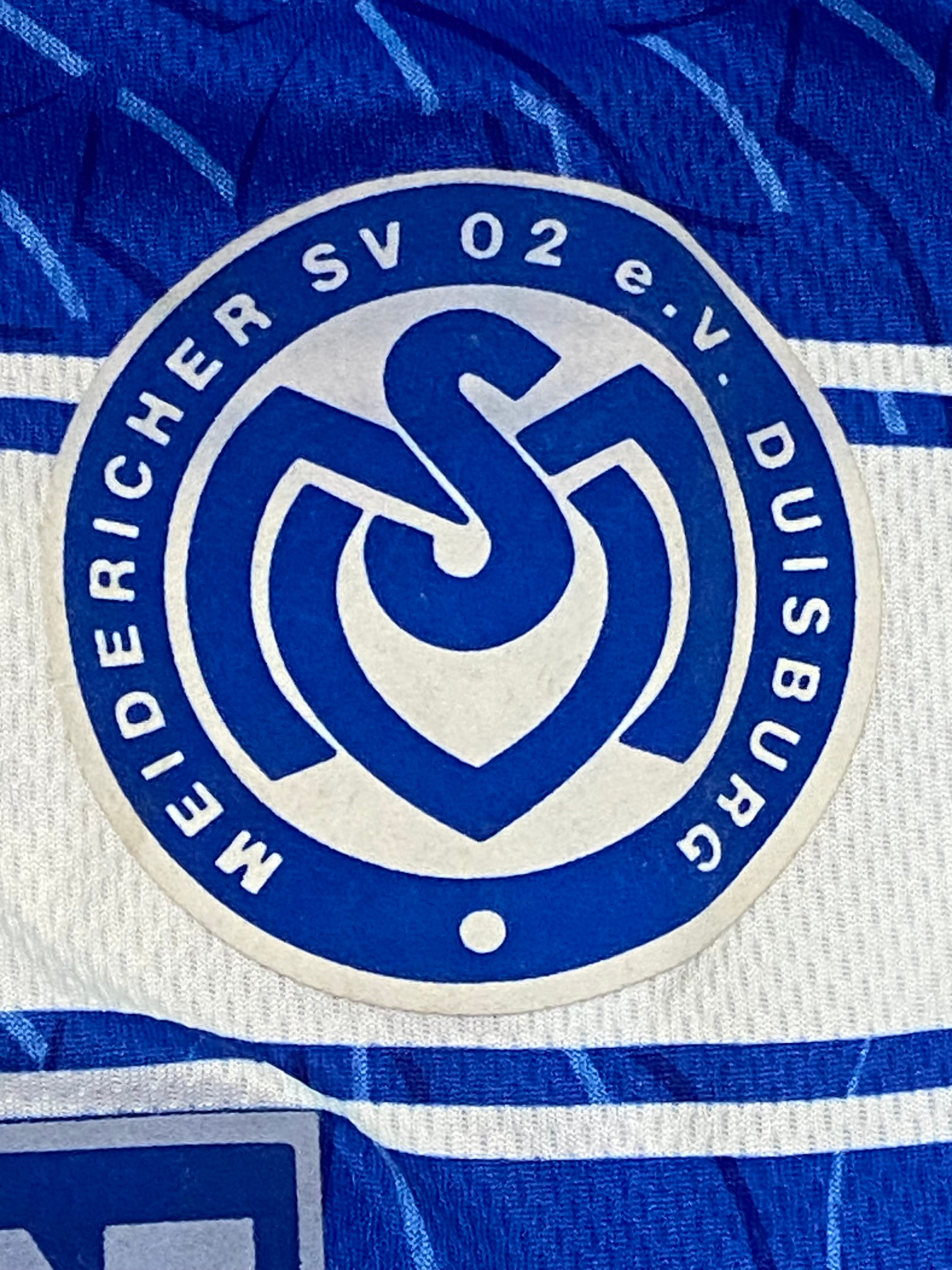 Maillot de foot du MSV Duisburg (porté N.24 WOLTERS) saison 1997-98