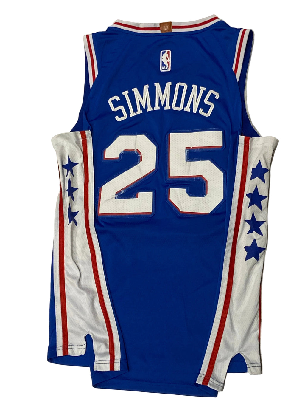 Maillot NIKE de BASKET-BALL des PHILADELPHIA 76ers (N.25 SIMMONS) année 2017-18