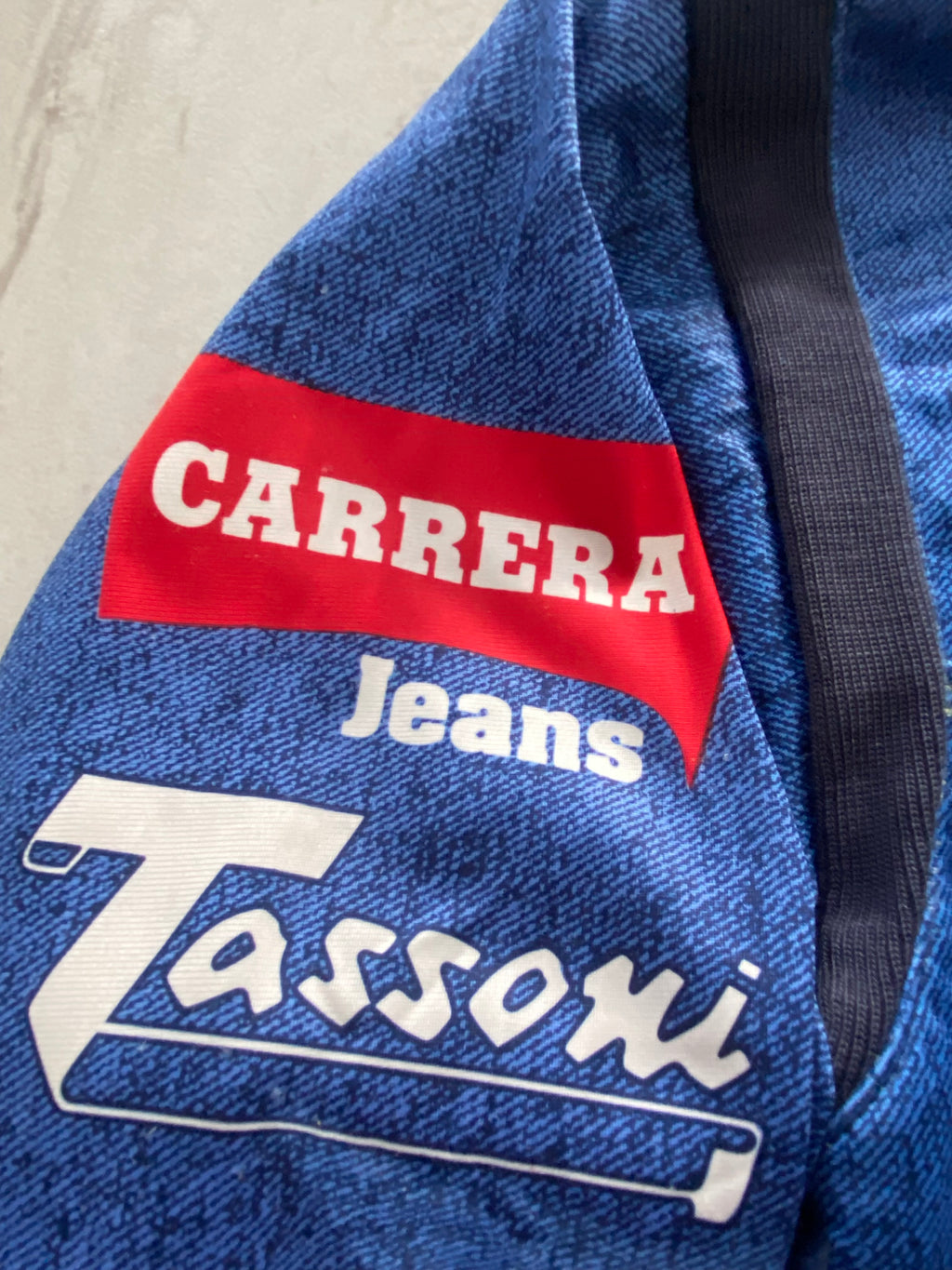 Veste de Vélo Cyclisme - NALINI équipe Carrera Jeans - Pantani Era - année 94 COLLECTOR