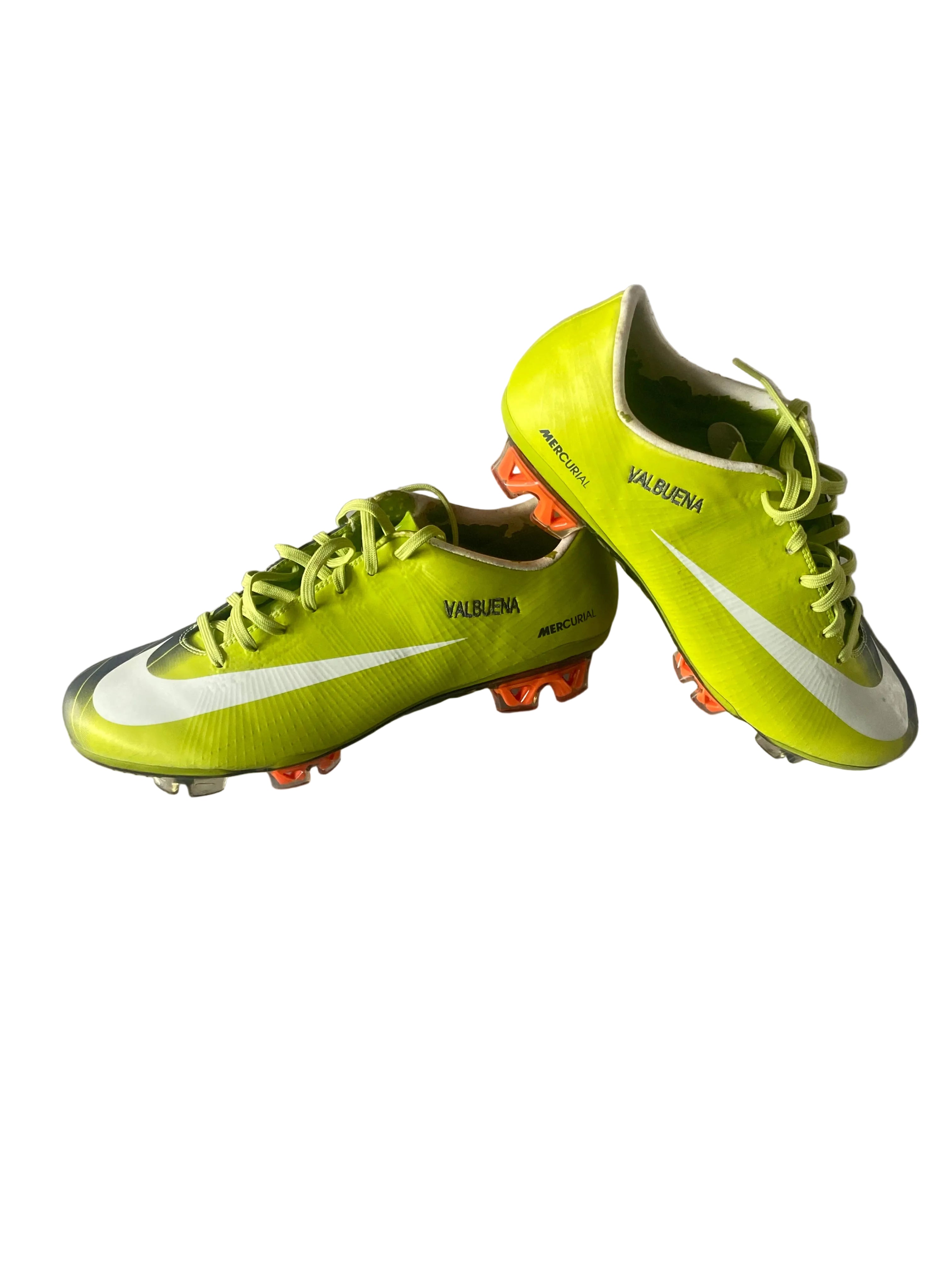 Paire de chaussures à crampons NIKE MERCURIAL VAPOR VIII (portées Mathieu VALBUENA) OM MARSEILLE FRANCE
