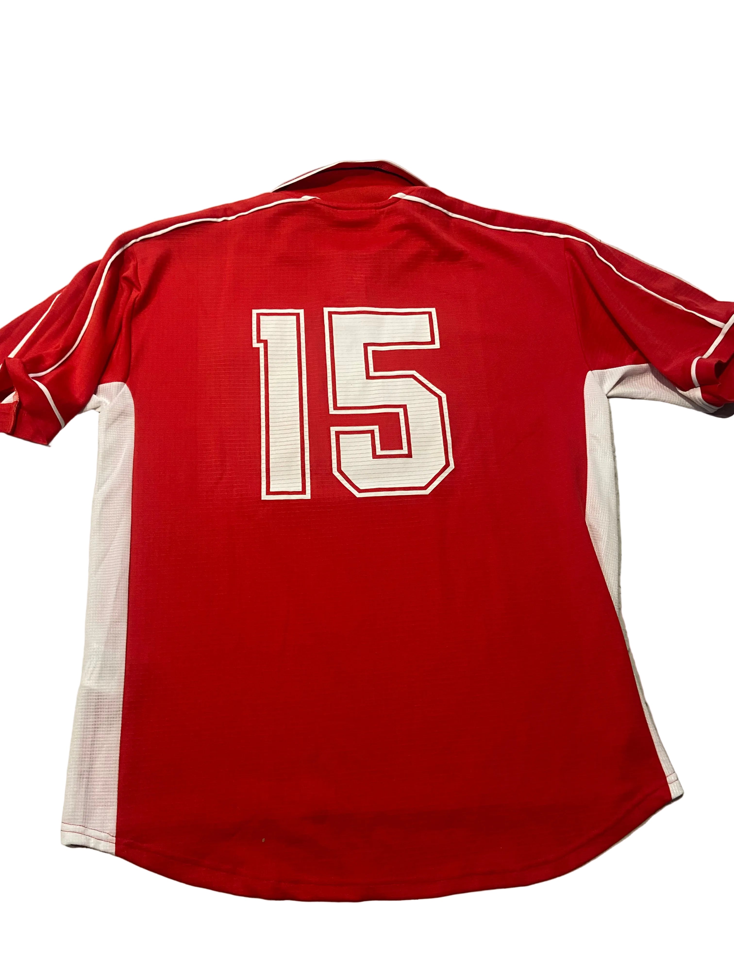 Maillot de foot de la Pologne (porté N.15 HAJTO) qualification euro 2000