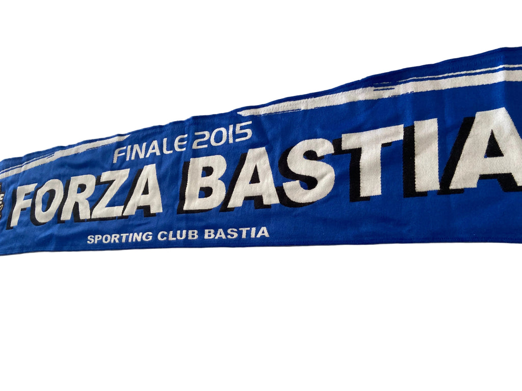 Echarpe de foot du SC BASTIA finale Coupe de la Ligue 2015 Scarf Supporter