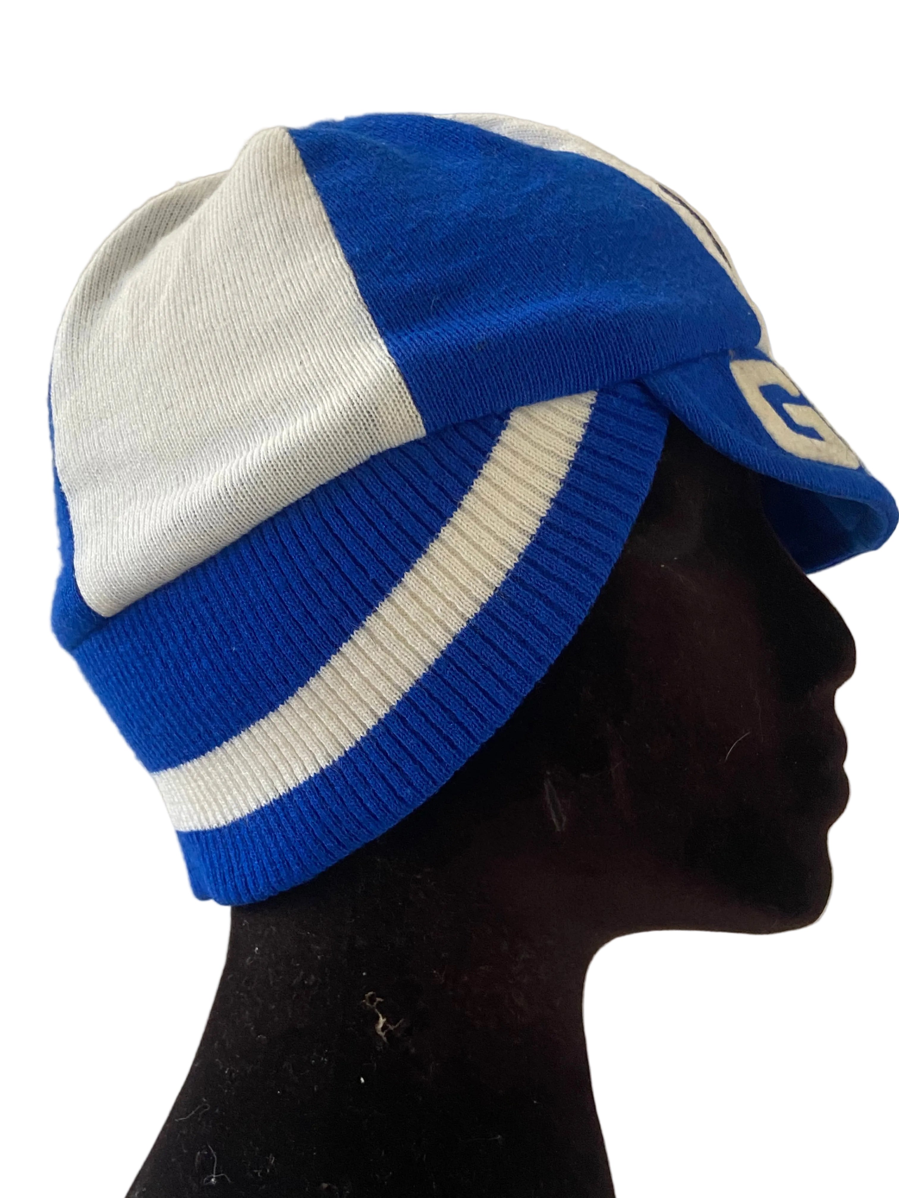 Casquette officielle Bonnet de vélo Cyclisme Vintage GITANE – Hiver – année 70- COLLECTOR