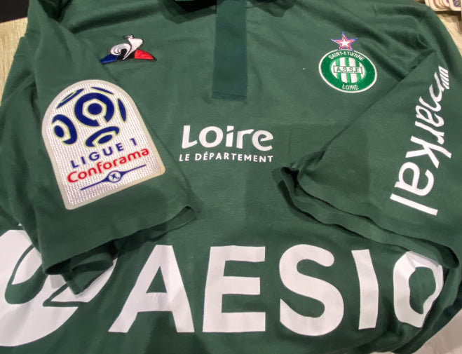 Maillot de foot de l’AS Saint-Etienne ASSE (porté N.6 M’VILA) saison 2018-19