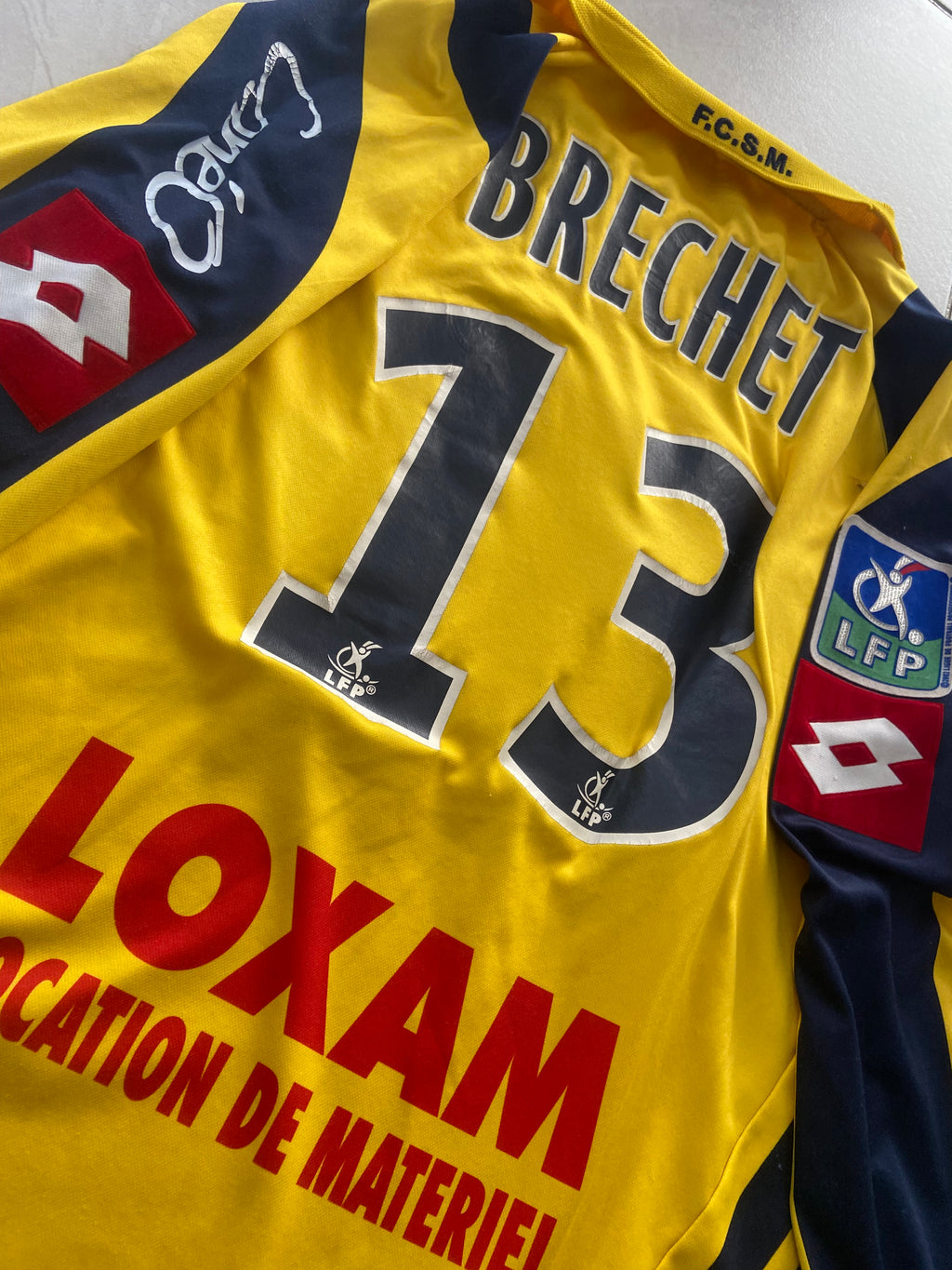 Maillot de foot LOTTO du FC SOCHAUX (porté N.13 BRÉCHET) saison 2008-09