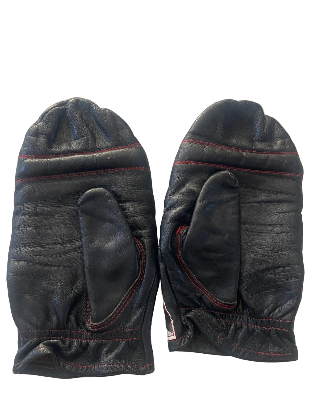Paire de Mitaines de Sac BRYAN - Cuir Noir - Worcester England - COLLECTOR
