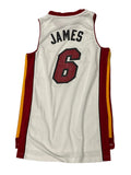 Maillot ADIDAS de BASKET-BALL de l’équipe des HEAT (N.6 JAMES) année  2010-11