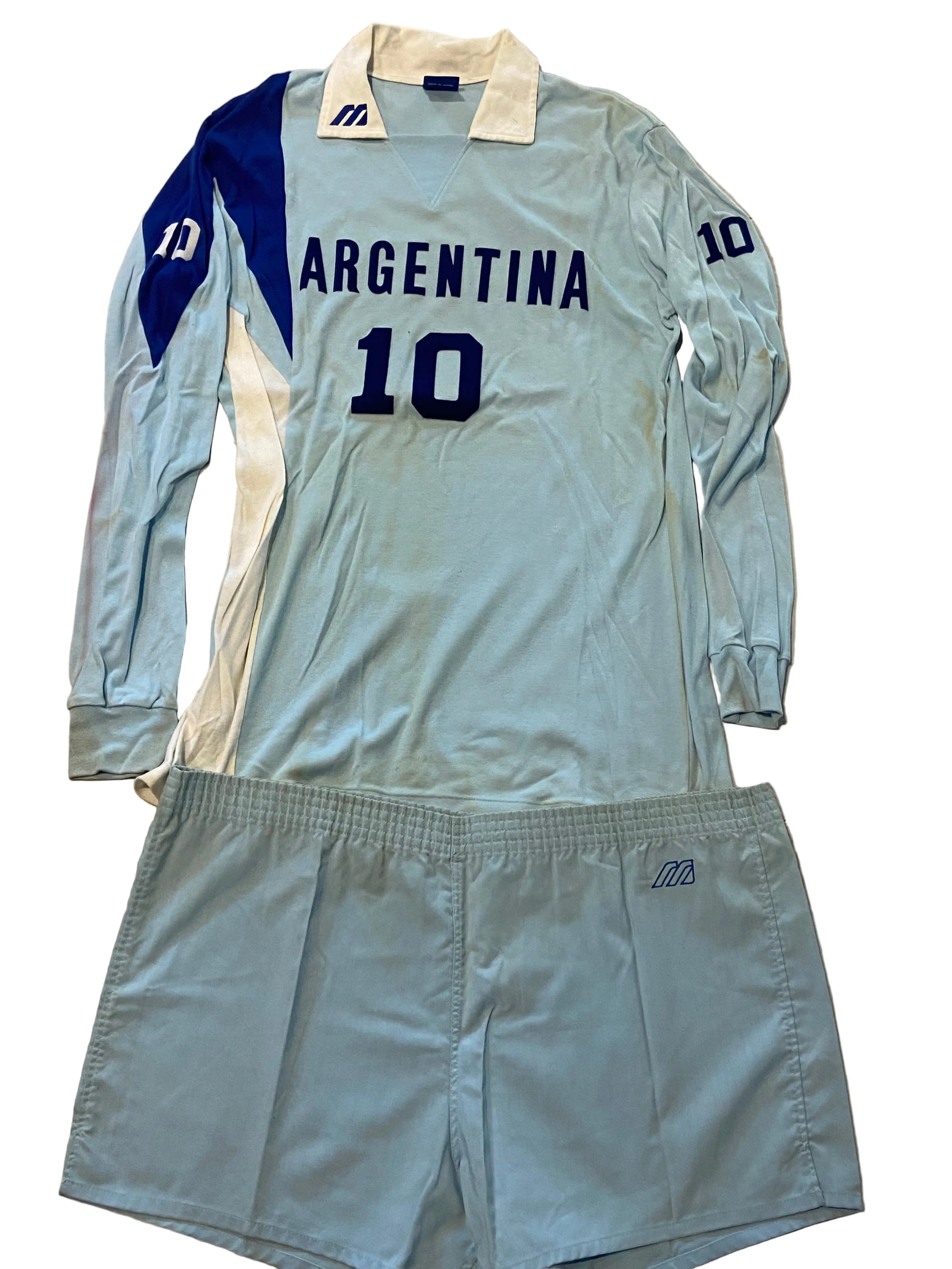 Maillot de Volley-Ball de l’Argentine (porté N.10 URIARTE) Championnat du Monde 1986
