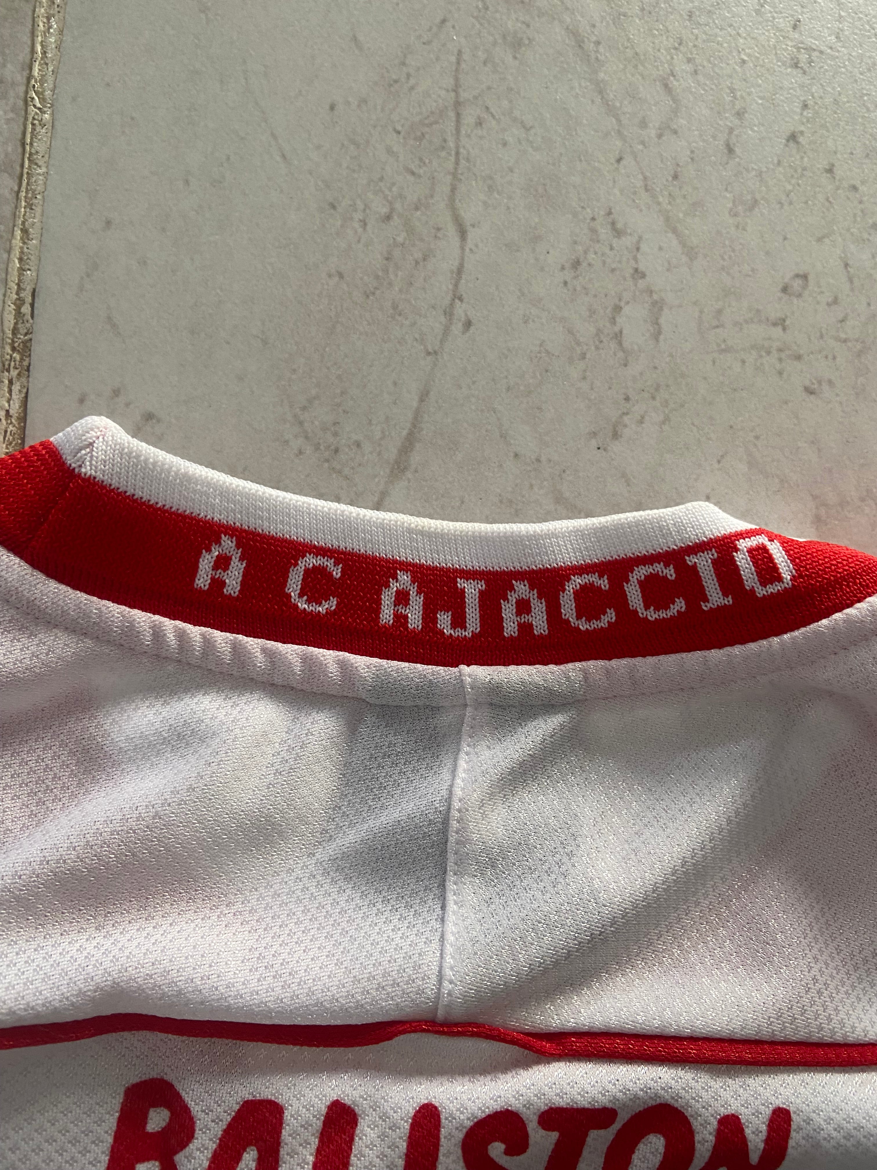 Maillot de foot BALISTON de l’AC AJACCIO (porté N.22 DIOMEDE) saison 2003-04