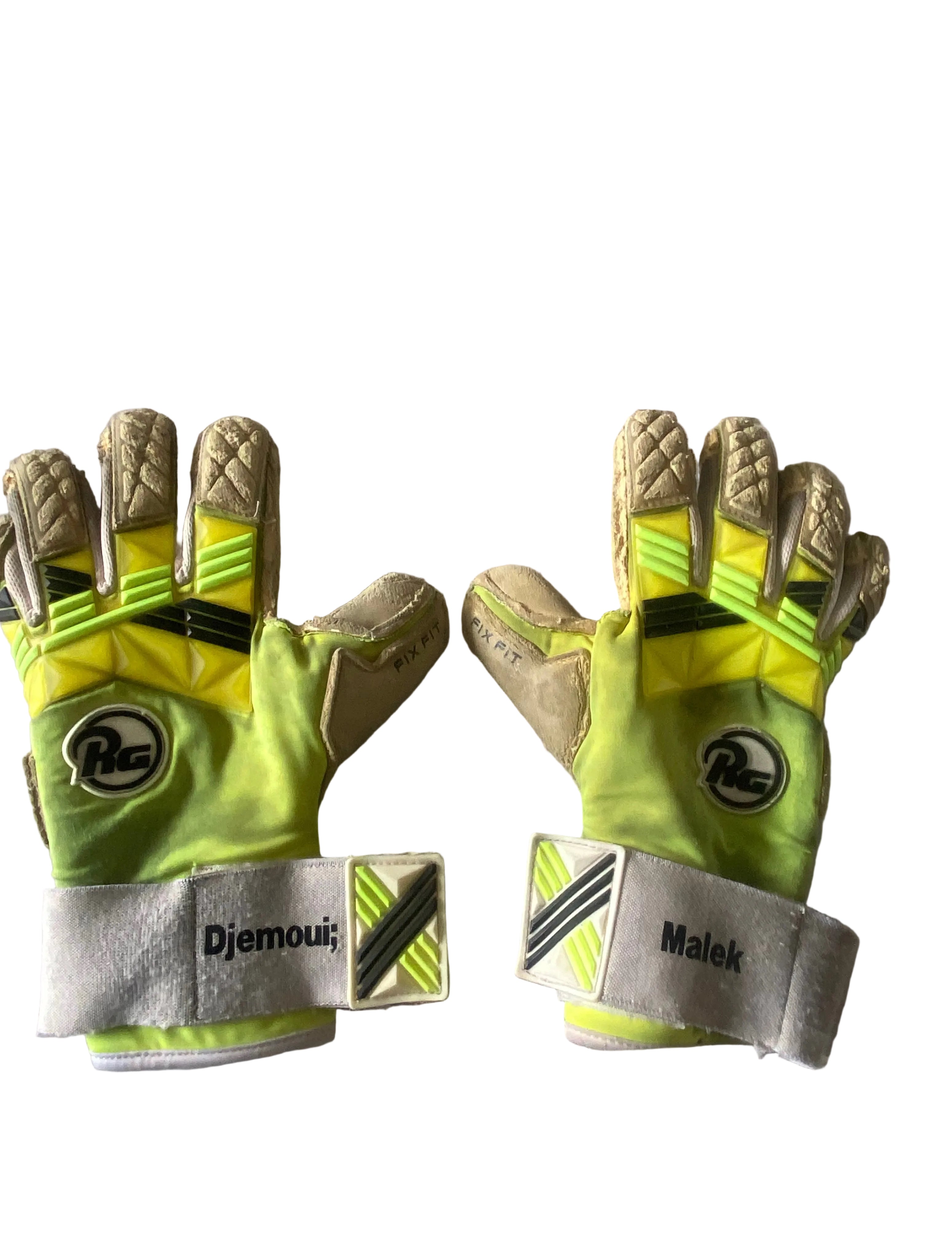 Paire de gants de gardien de but (portés Malek DJEMOUI) MONTPELLIER HSC
