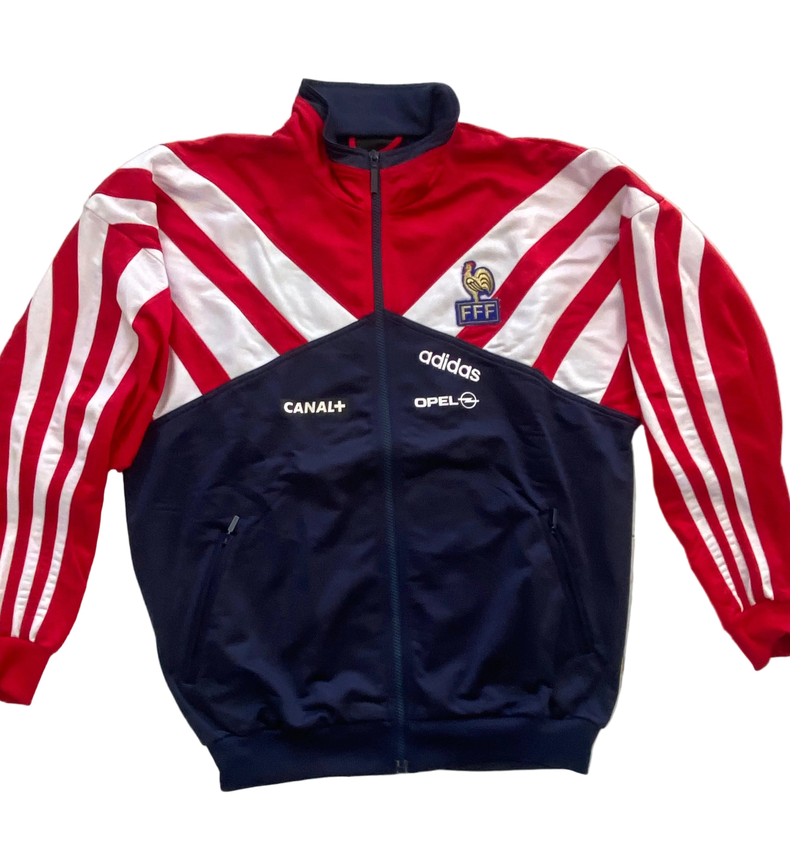 Veste de survêtement ADIDAS de l’équipe de FRANCE année 1998-99