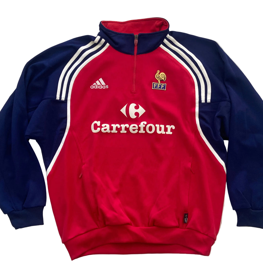 Sweat d’échauffement ADIDAS de l’équipe de FRANCE année 1999-2000