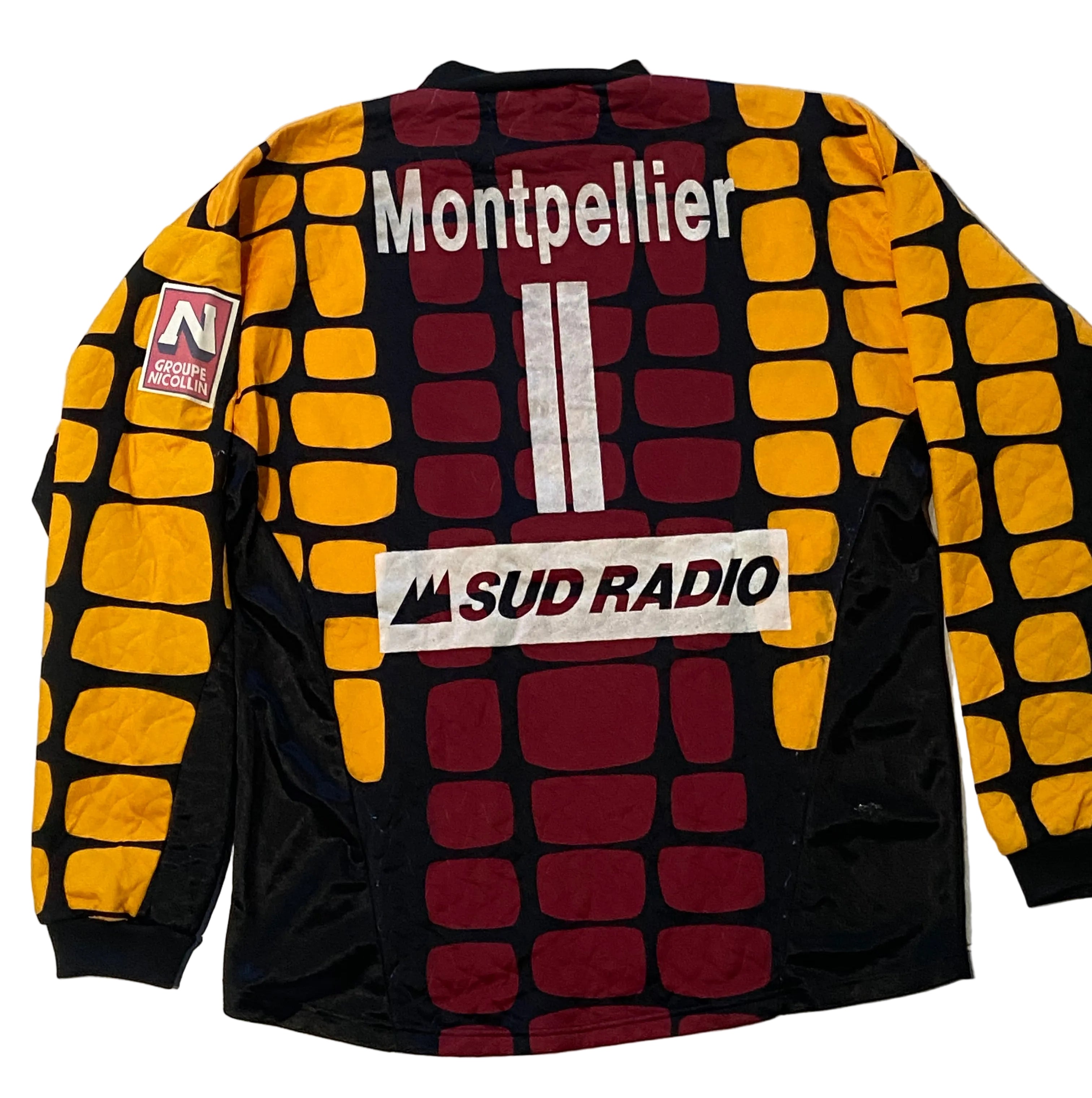 Maillot de Hand-Ball de Montpellier (porté N.1 KARABOUE) saison 1995-96