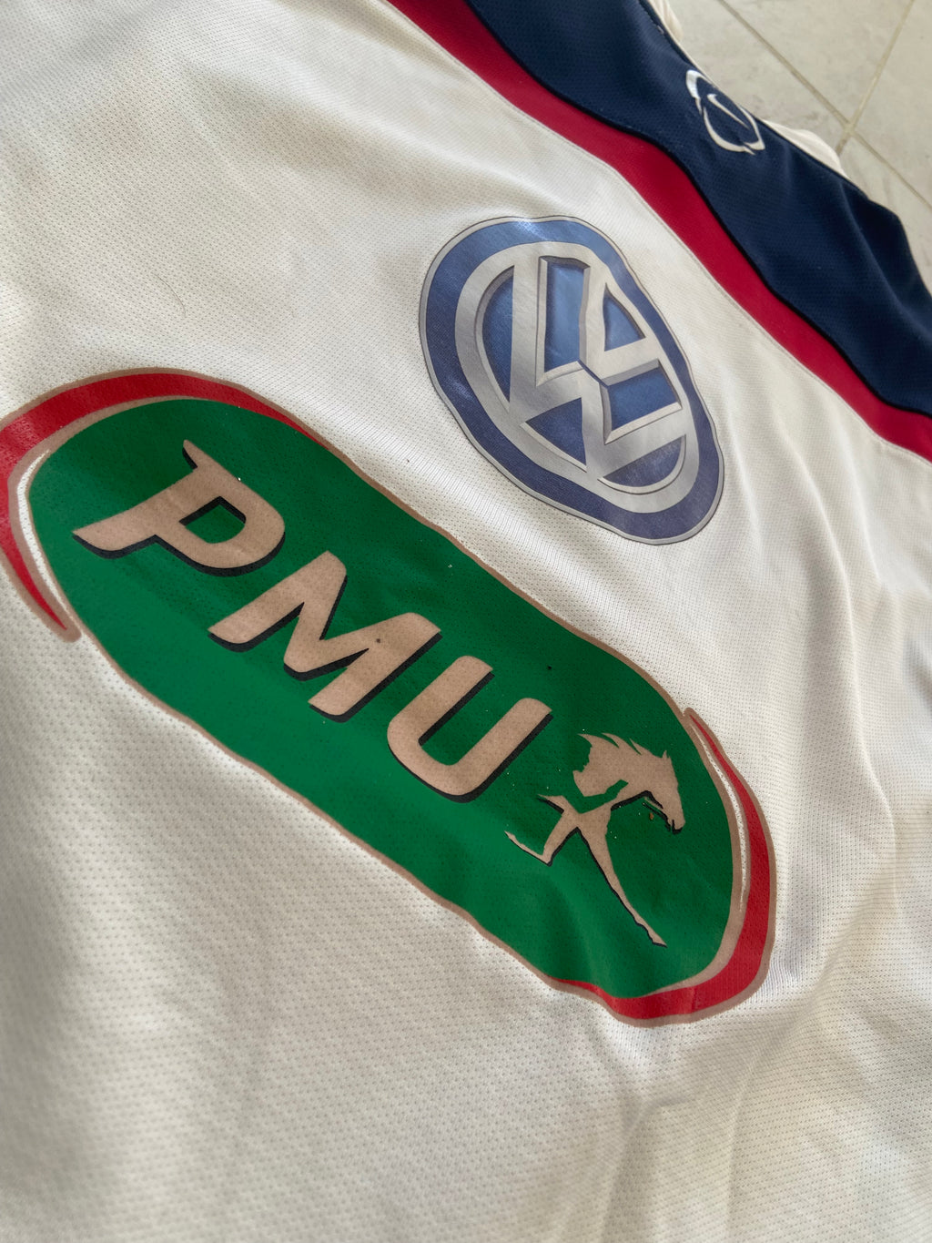 Sweat d’échauffement NIKE de l’équipe de FRANCE (porté Nabil FEKIR) année 2018-19