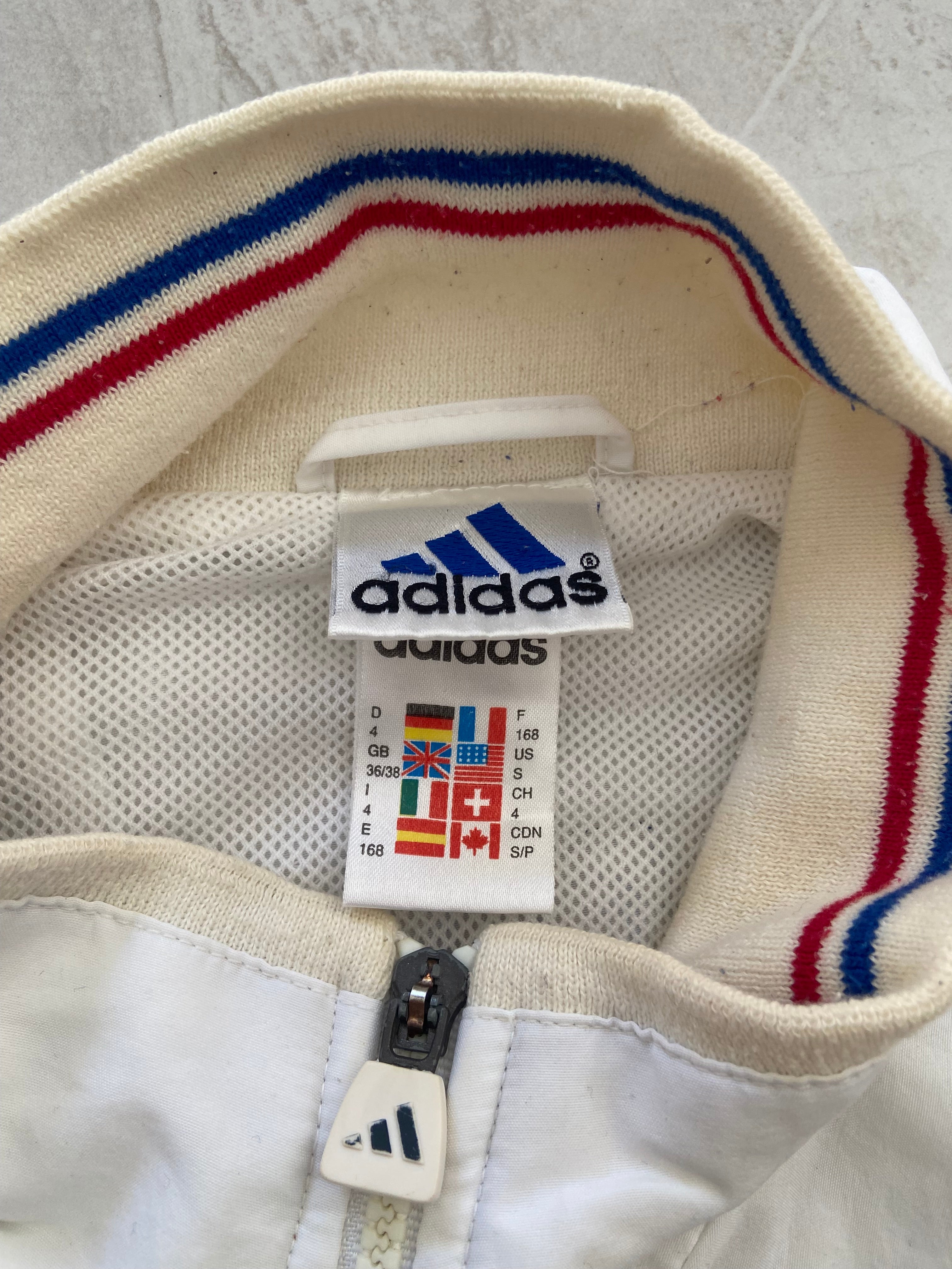 Veste de survêtement ADIDAS de l’équipe de FRANCE année 1998