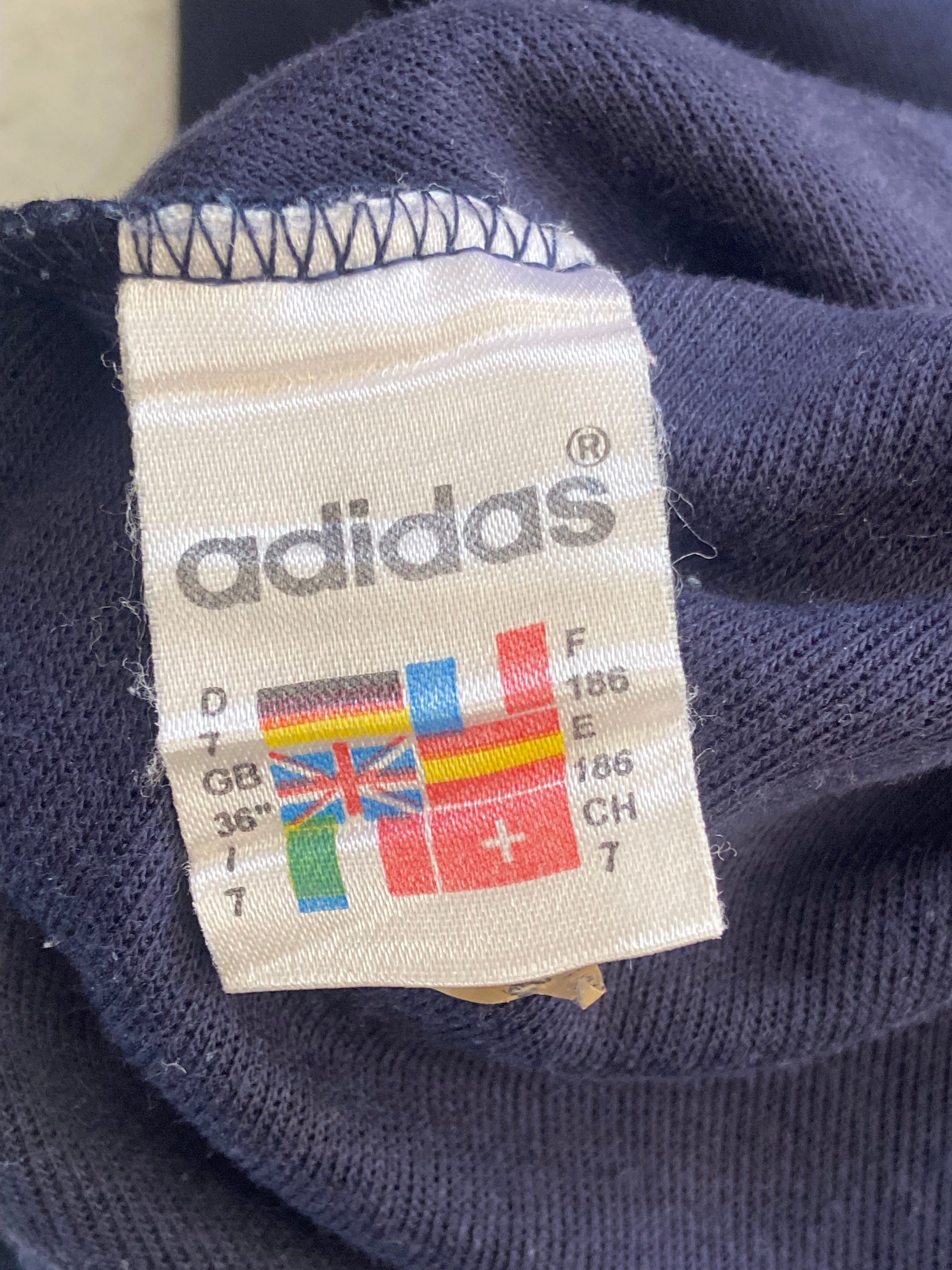 Sweat échauffement ADIDAS de l’équipe de FRANCE saison 1999-2000