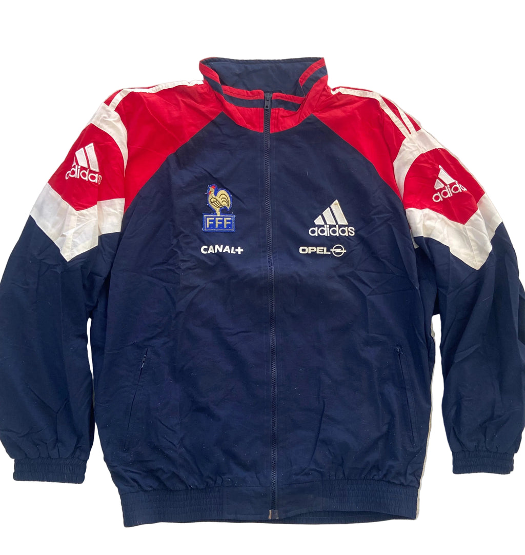 Veste de survêtement ADIDAS de l’équipe de FRANCE saison 1998-99