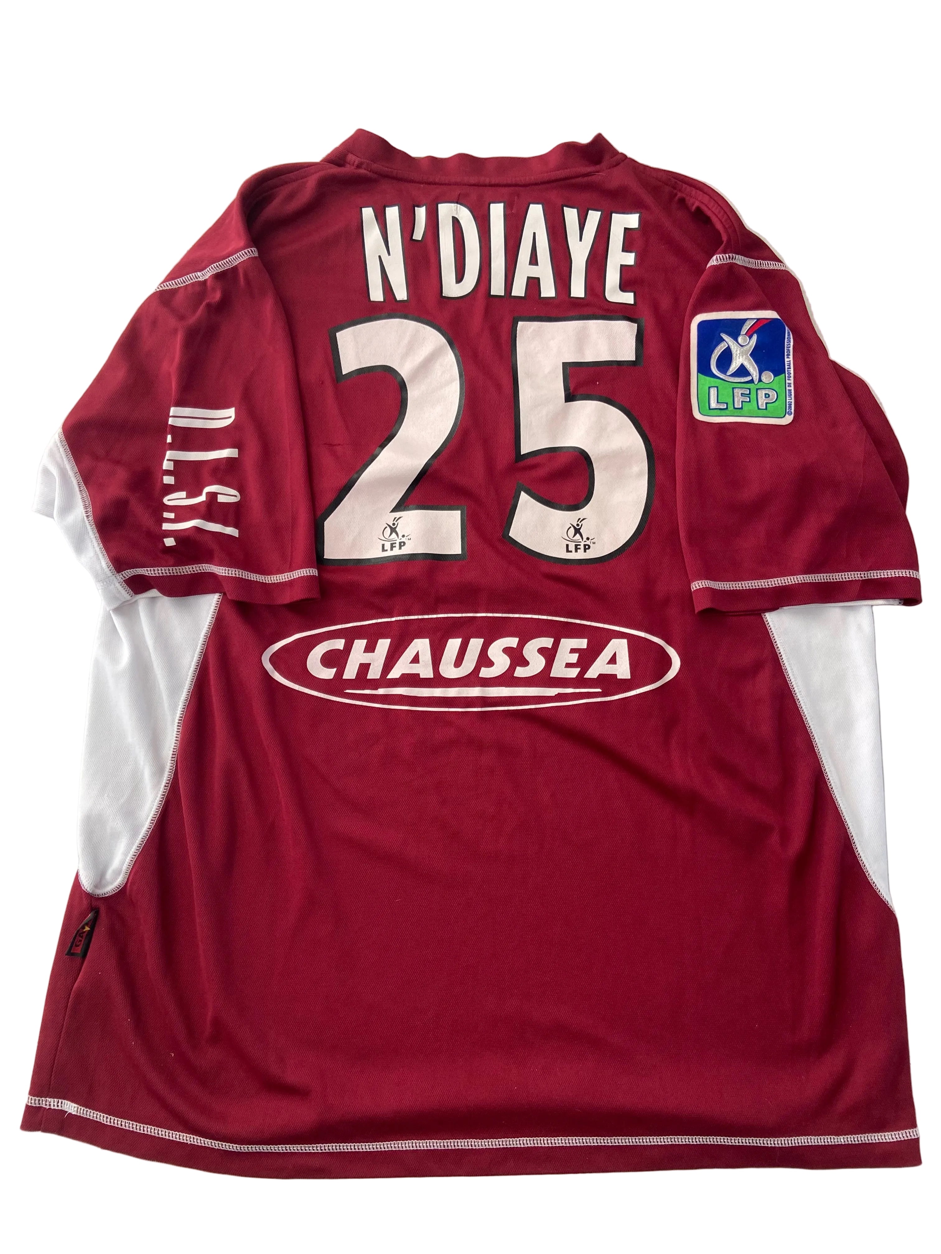 Maillot de foot KAPPA du FC METZ (porté N.25 N’DIAYE) saison 2007-08