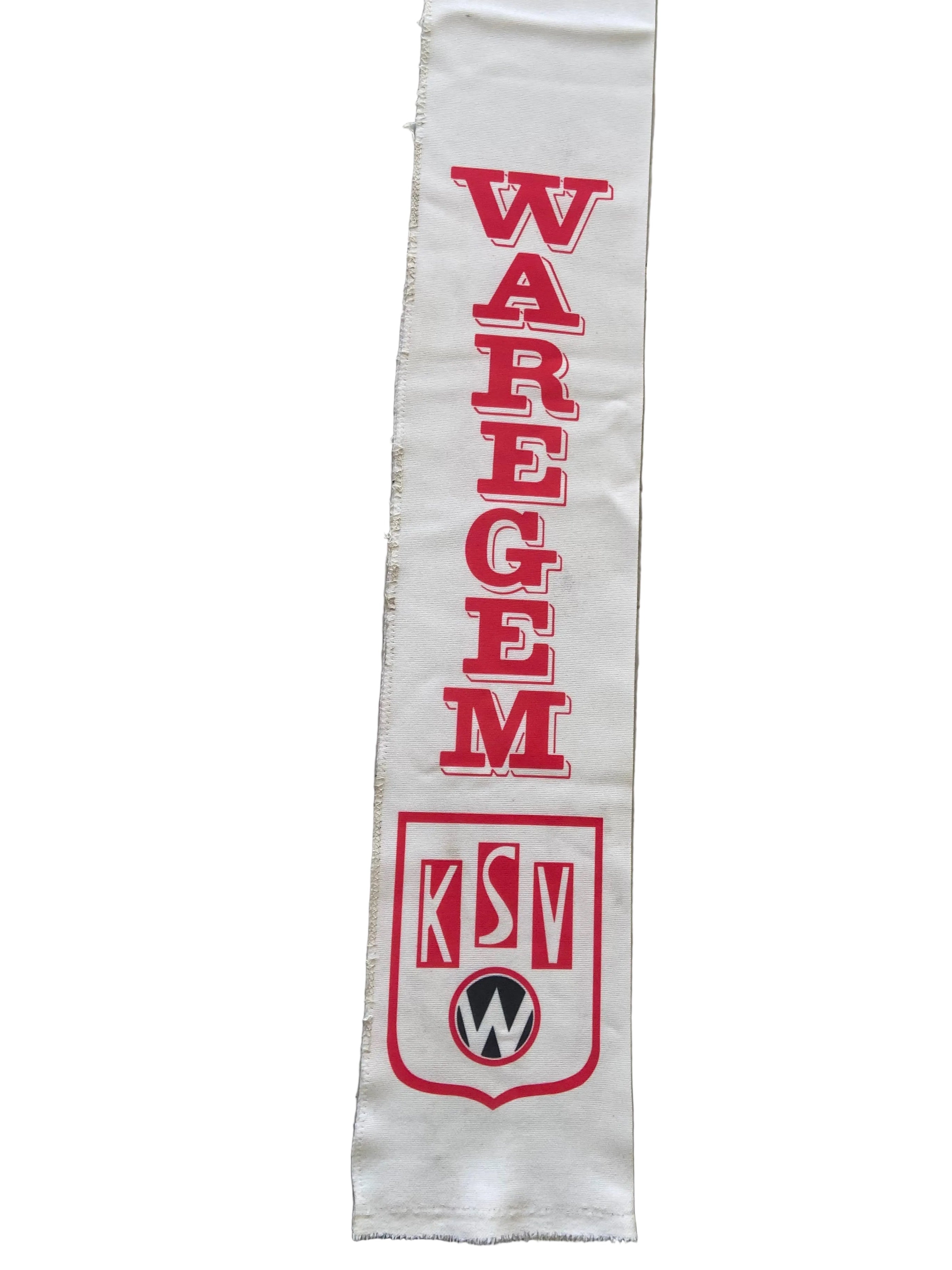 Echarpe de foot du KSV Waregem - Années 80 - Imprimé Équipe "FIAT" & Volkswagen