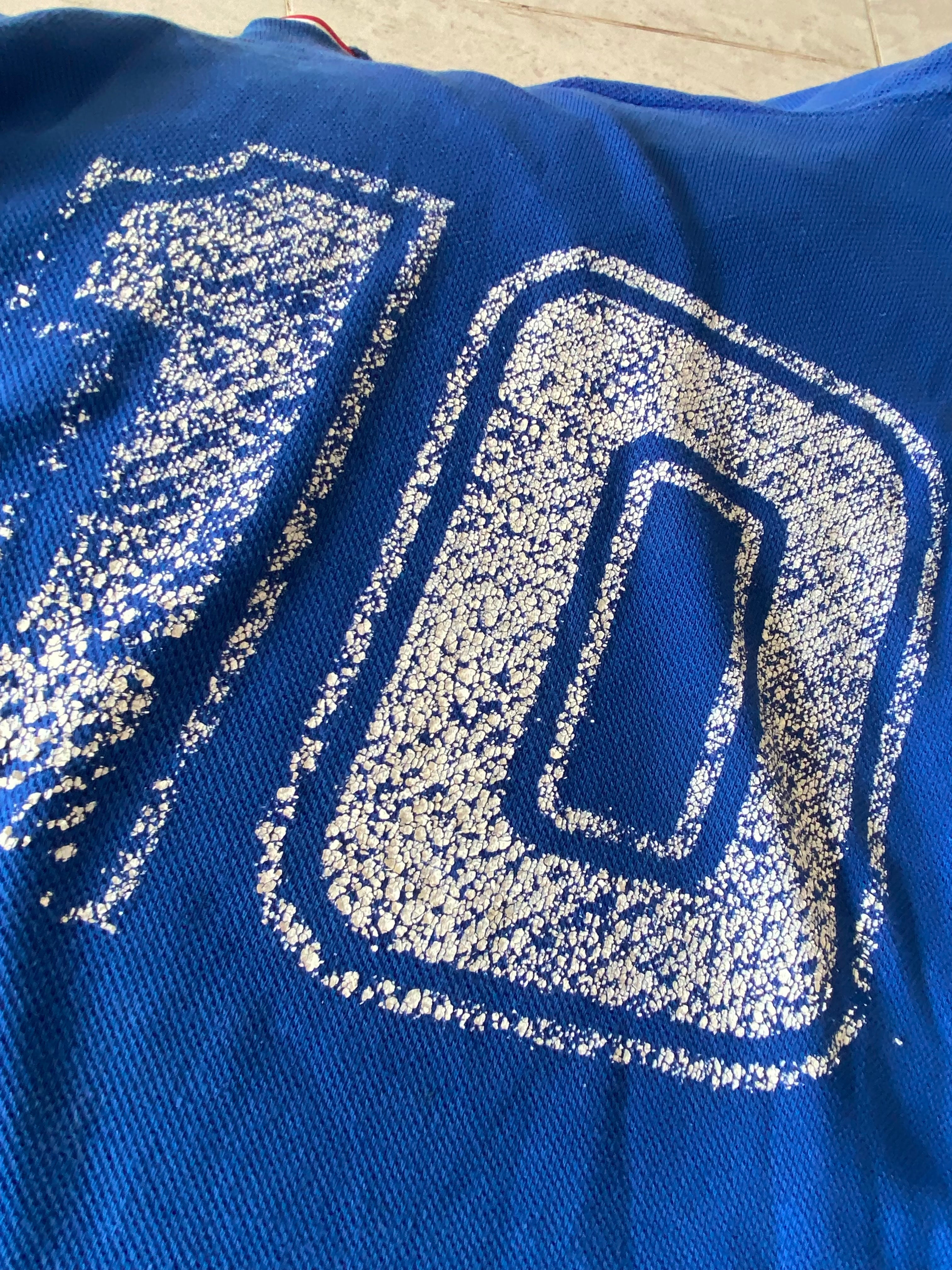 Maillot de foot ADIDAS de L’équipe de FRANCE 1984 (N.10 PLATINI)