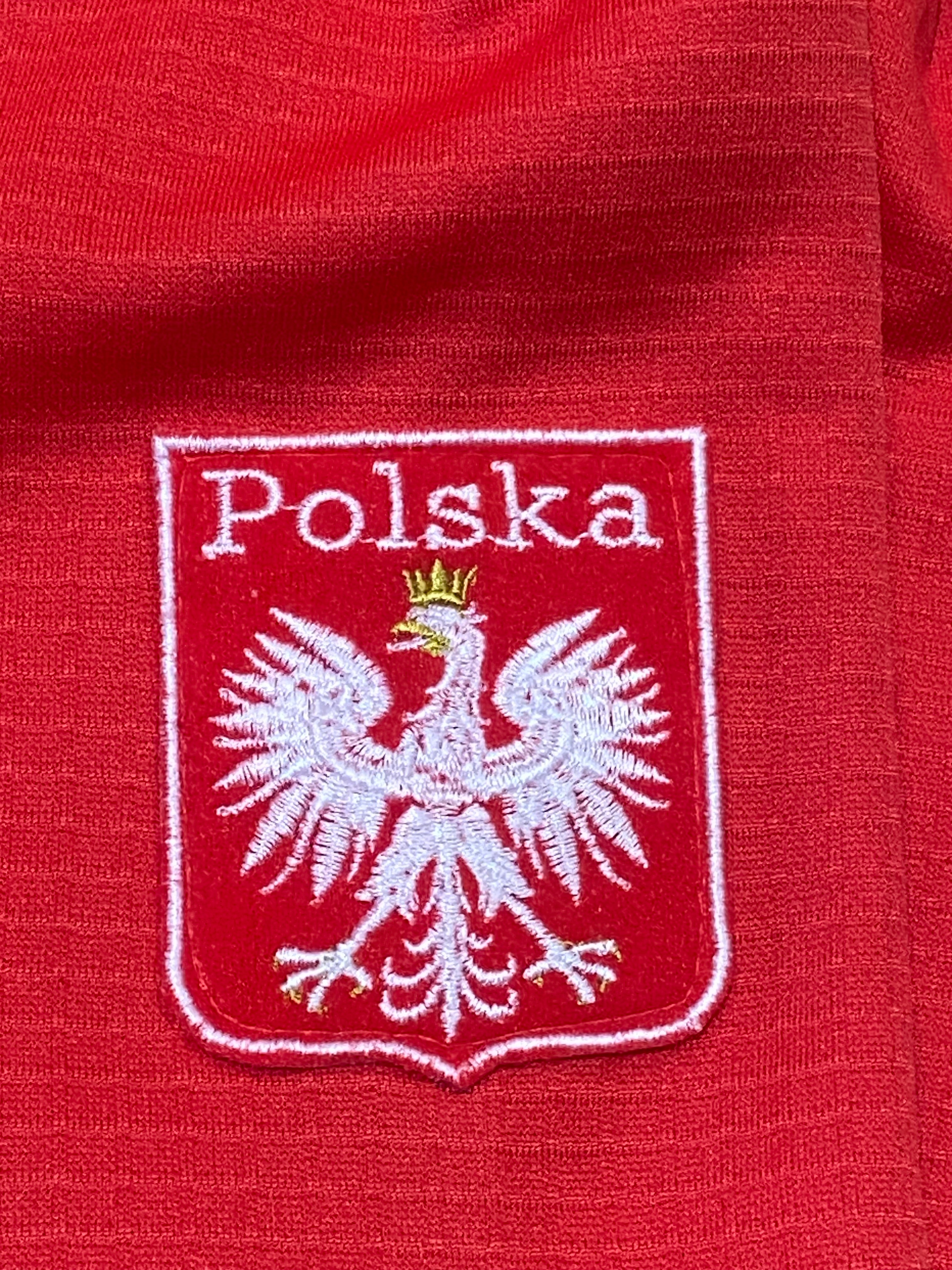 Maillot de foot de la Pologne (porté N.15 HAJTO) qualification euro 2000