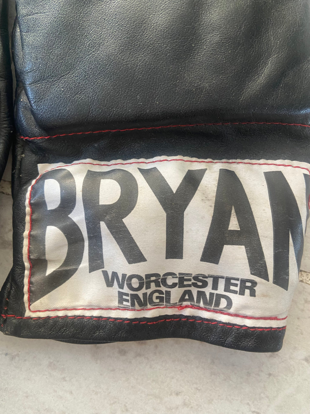 Paire de Mitaines de Sac BRYAN - Cuir Noir - Worcester England - COLLECTOR