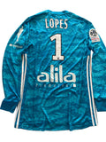Maillot de foot ADIDAS de l’OL LYON (porté N.1 LLORIS) saison 2018-19