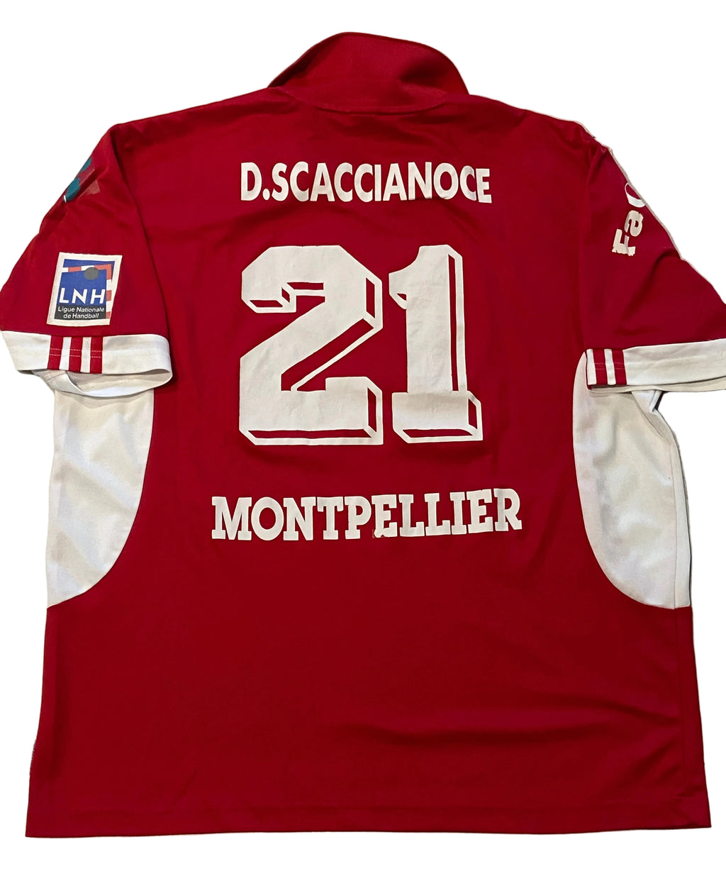 Maillot de Hand-Ball de Montpellier (porté N.21 SCACCIANOCE) saison 2004-05