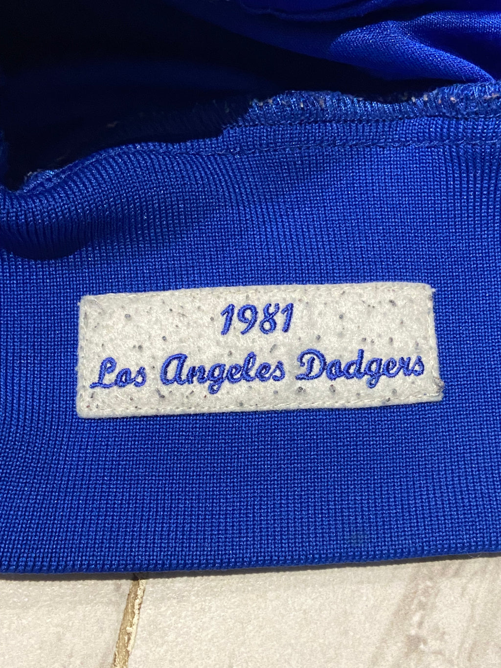 Veste de BASEBALL Mitchell & Ness des LOS ANGELES DODGERS année 2014 jacket