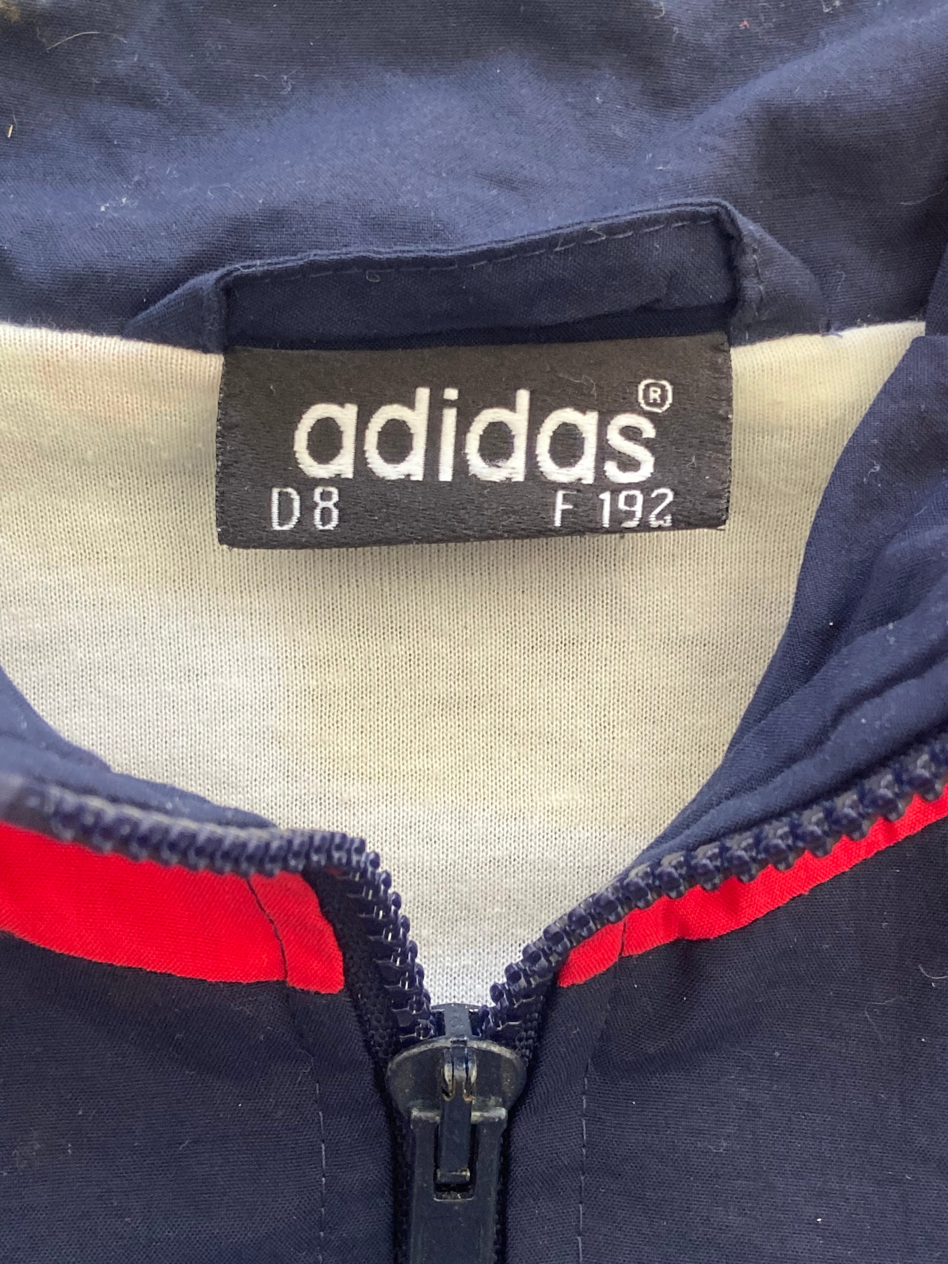 Veste de survêtement ADIDAS de l’équipe de FRANCE saison 1998-99