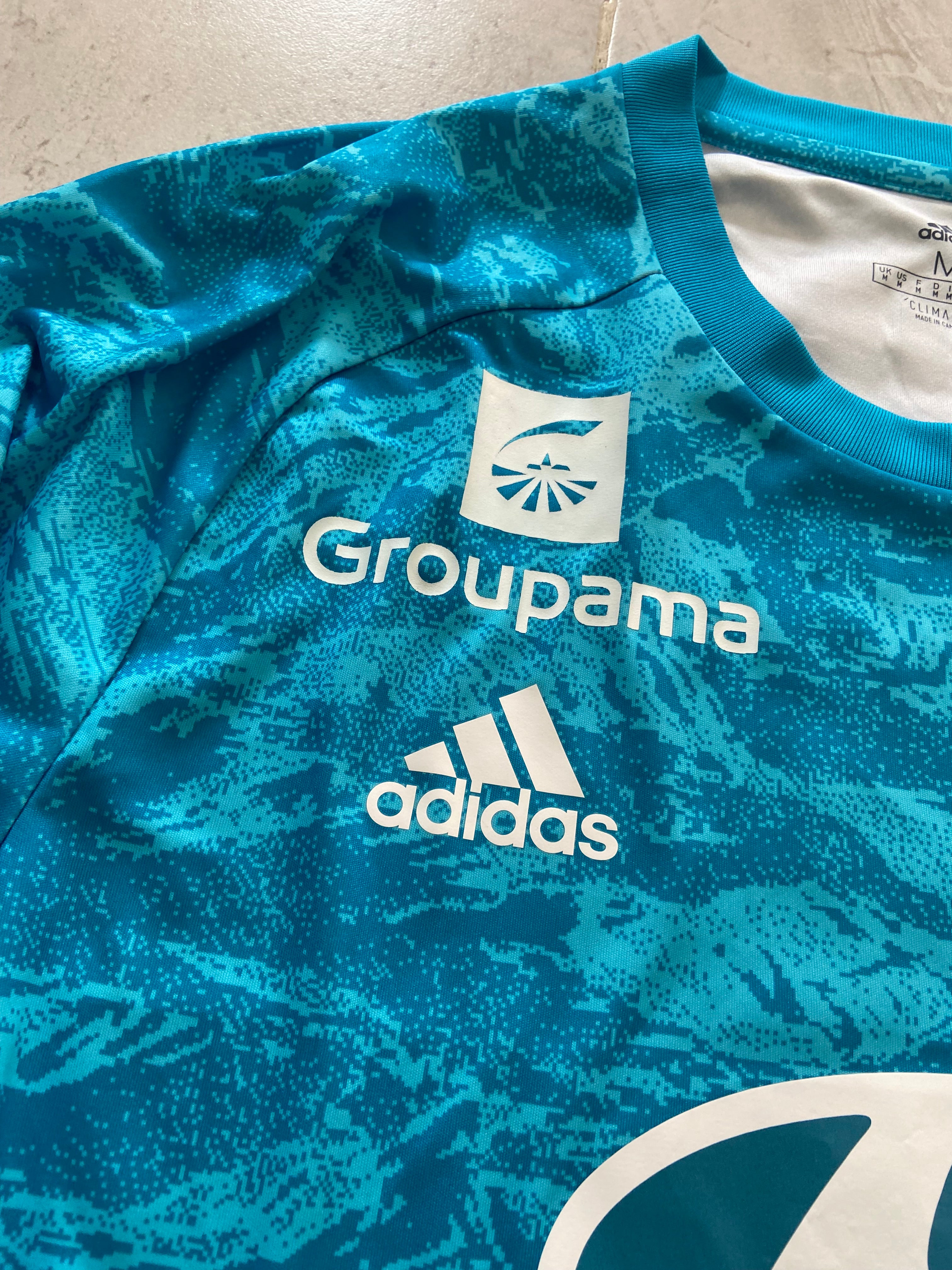 Maillot de foot ADIDAS de l’OL LYON (porté N.1 LLORIS) saison 2018-19