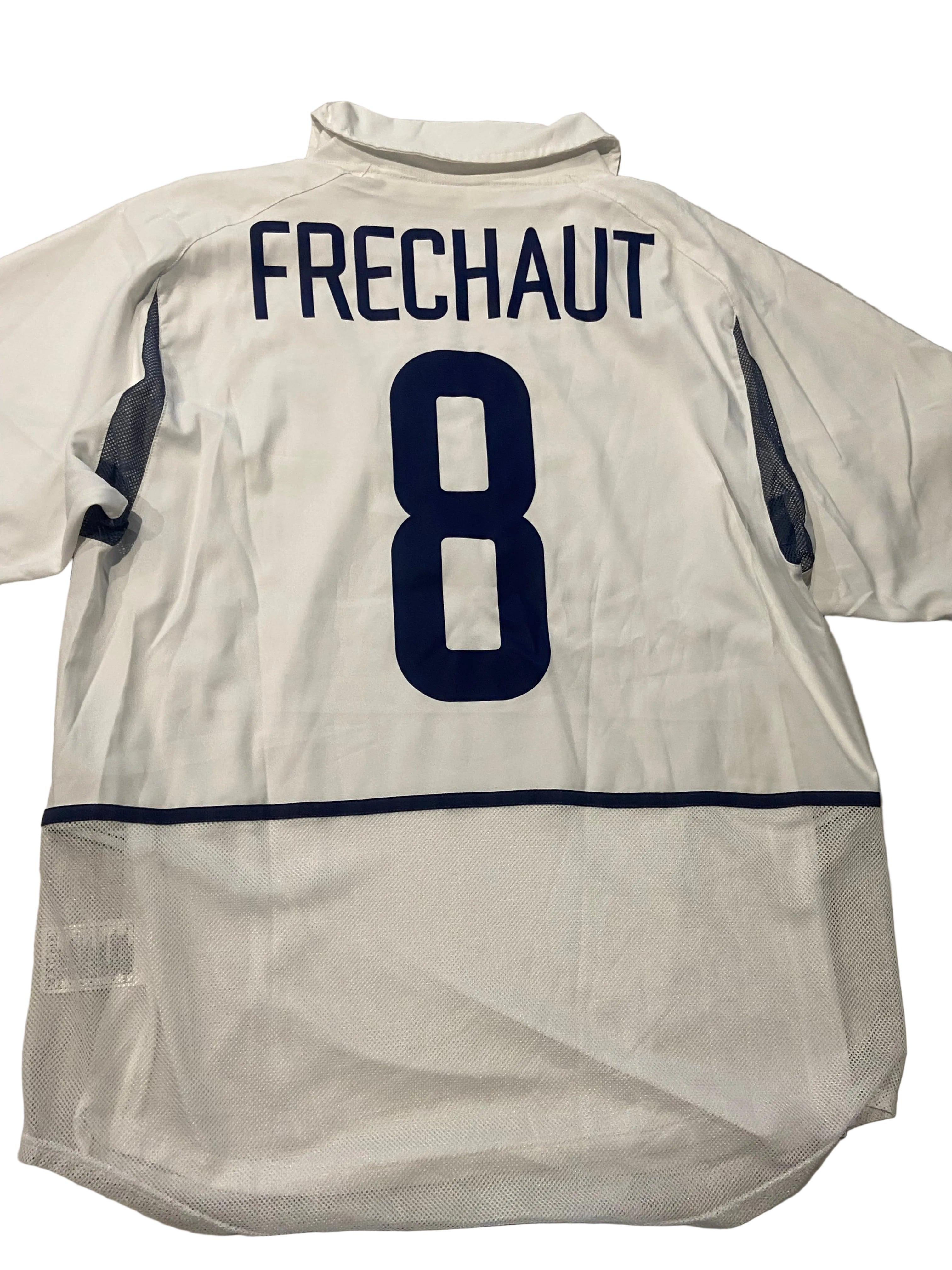 Maillot de foot du Portugal (porté N.8 FRECHAUT) contre la Norvège en 2003