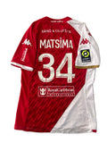 Maillot de foot KAPPA de l’AS MONACO (porté par le N.34 MATSIMA) saison 2023-24