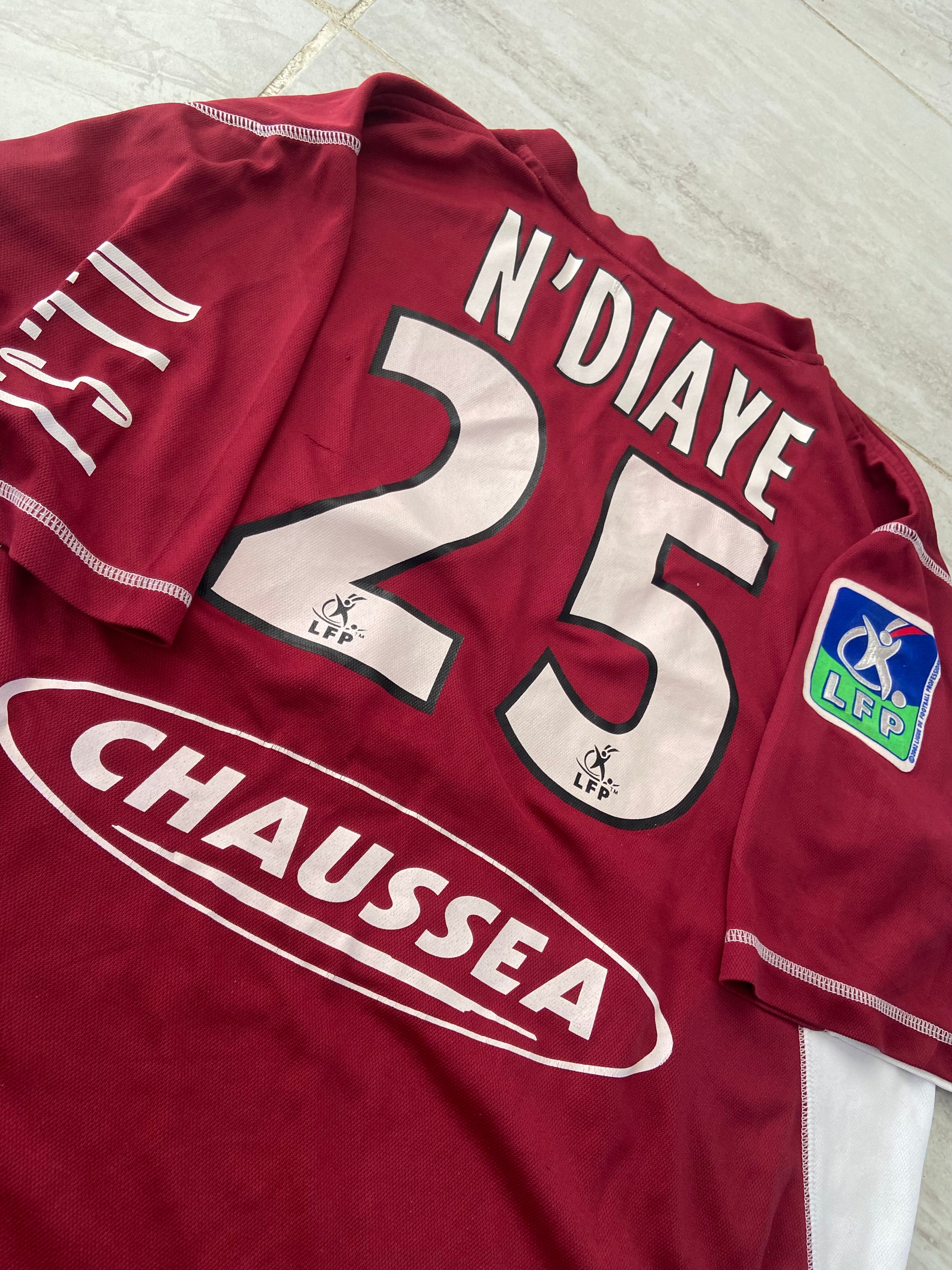 Maillot de foot KAPPA du FC METZ (porté N.25 N’DIAYE) saison 2007-08