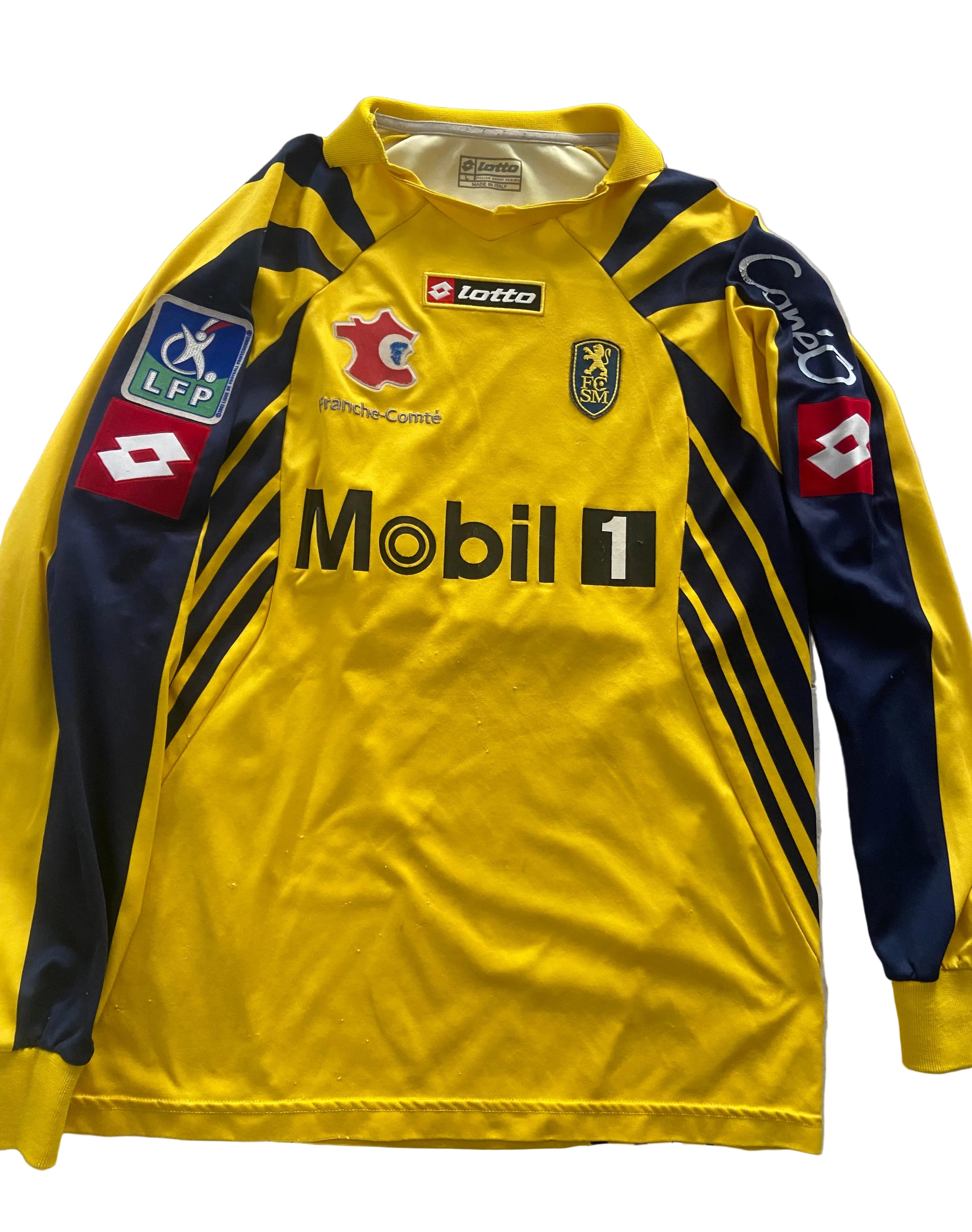 Maillot de foot LOTTO du FC SOCHAUX (porté N.13 BRÉCHET) saison 2008-09