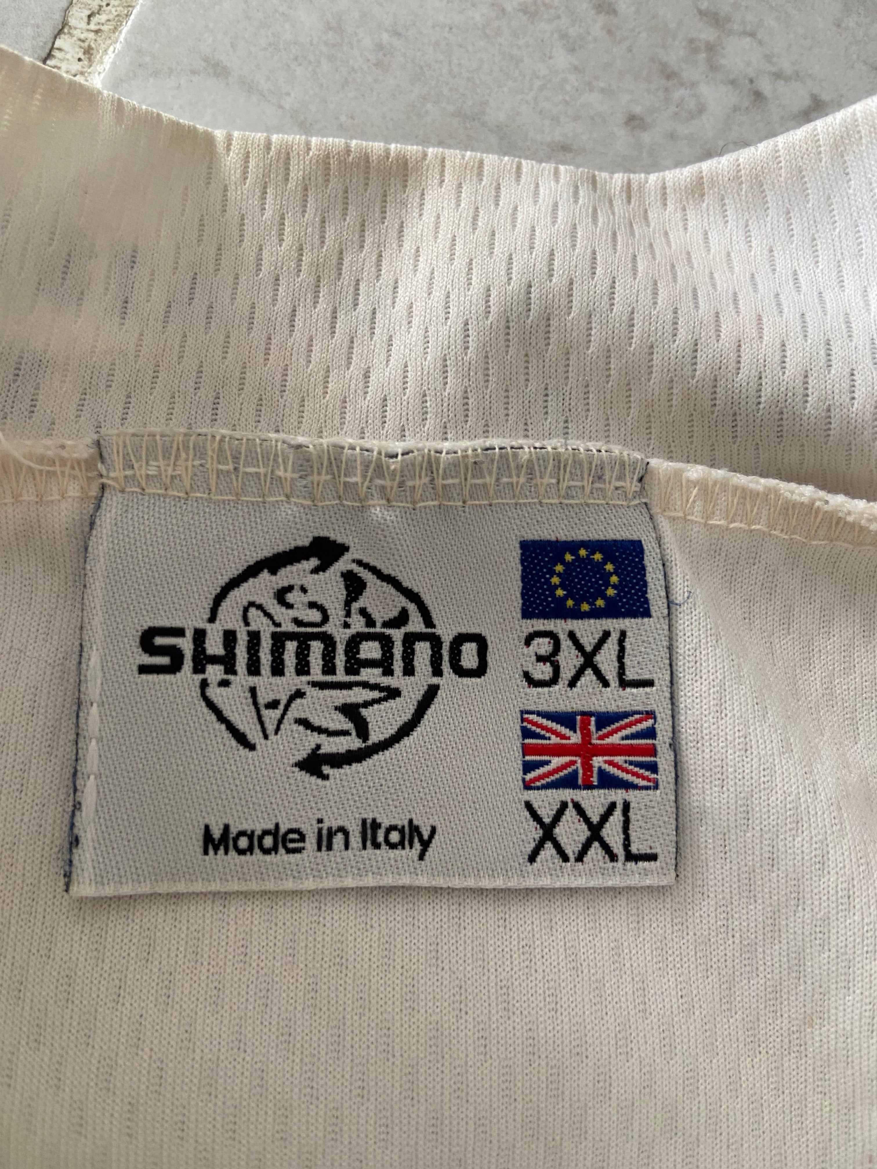 Maillot de cyclisme SHIMANO de l’équipe Française des Jeux (GUESDON-REBELLIN-SCANDRI) année 1997-98