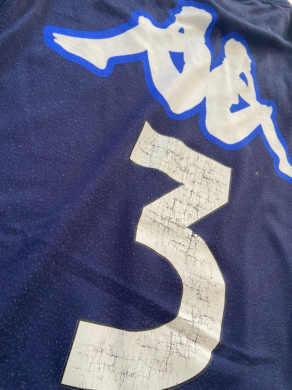 Maillot de foot KAPPA entraînement de l’équipe d’ITALIE (porté N.3 MALDINI) qualification euro 2000